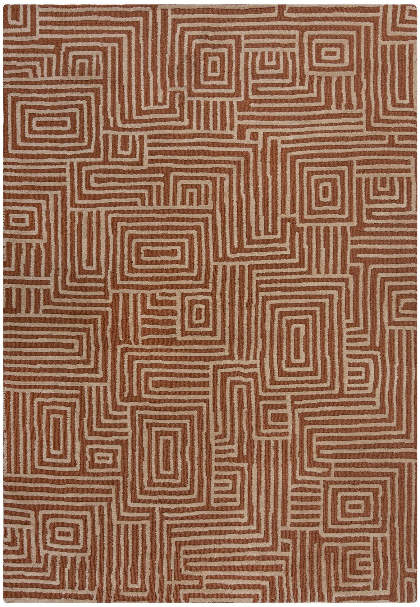 FLAIR RUGS Teppich »Kylo«, rechteckig, 12 mm Höhe, Hoch-niedriger Flor in W günstig online kaufen