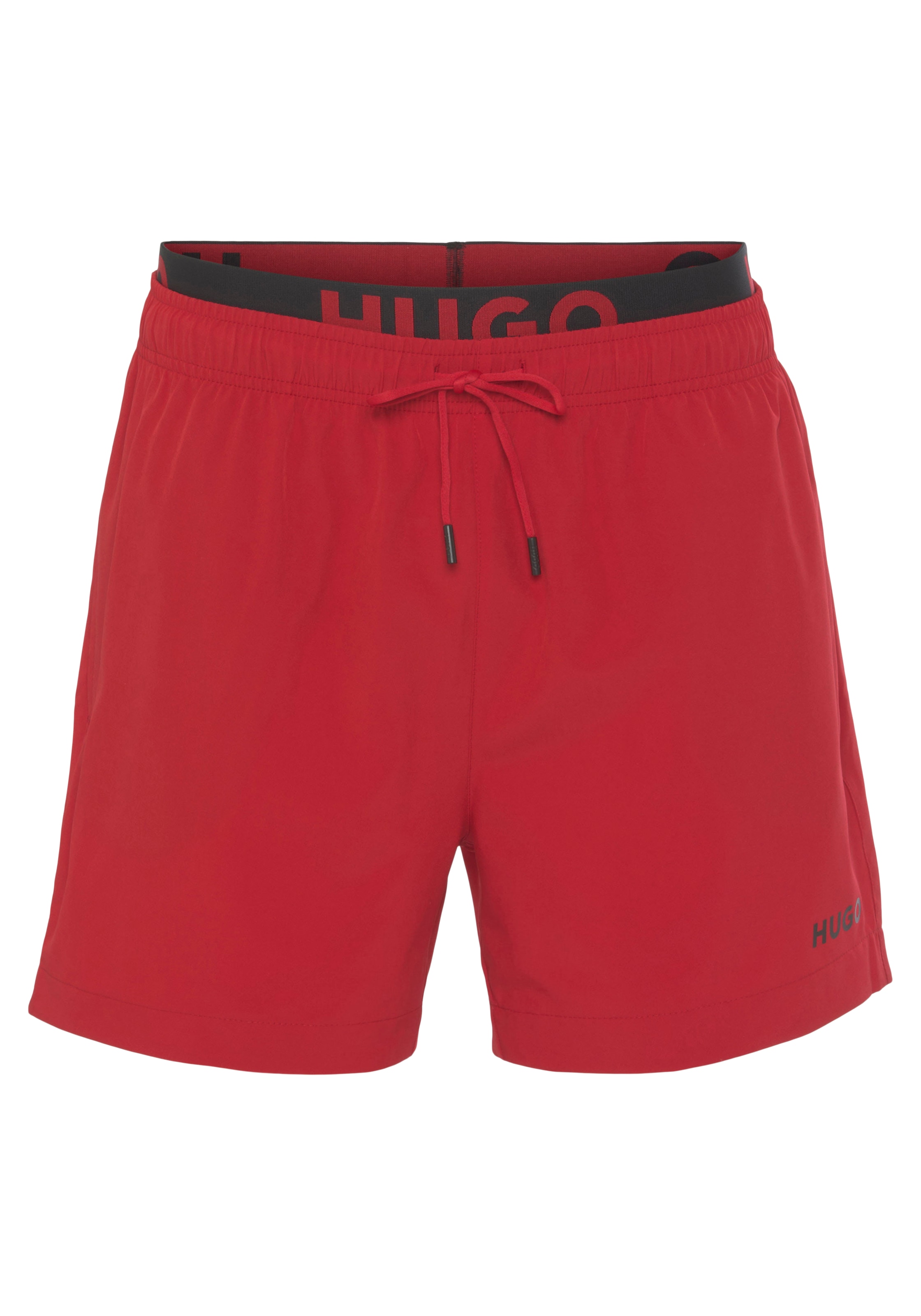 Bild von HUGO Badeshorts »FLEX 10231276 01«, mit kontrastfarbenem Logobundeinsatz