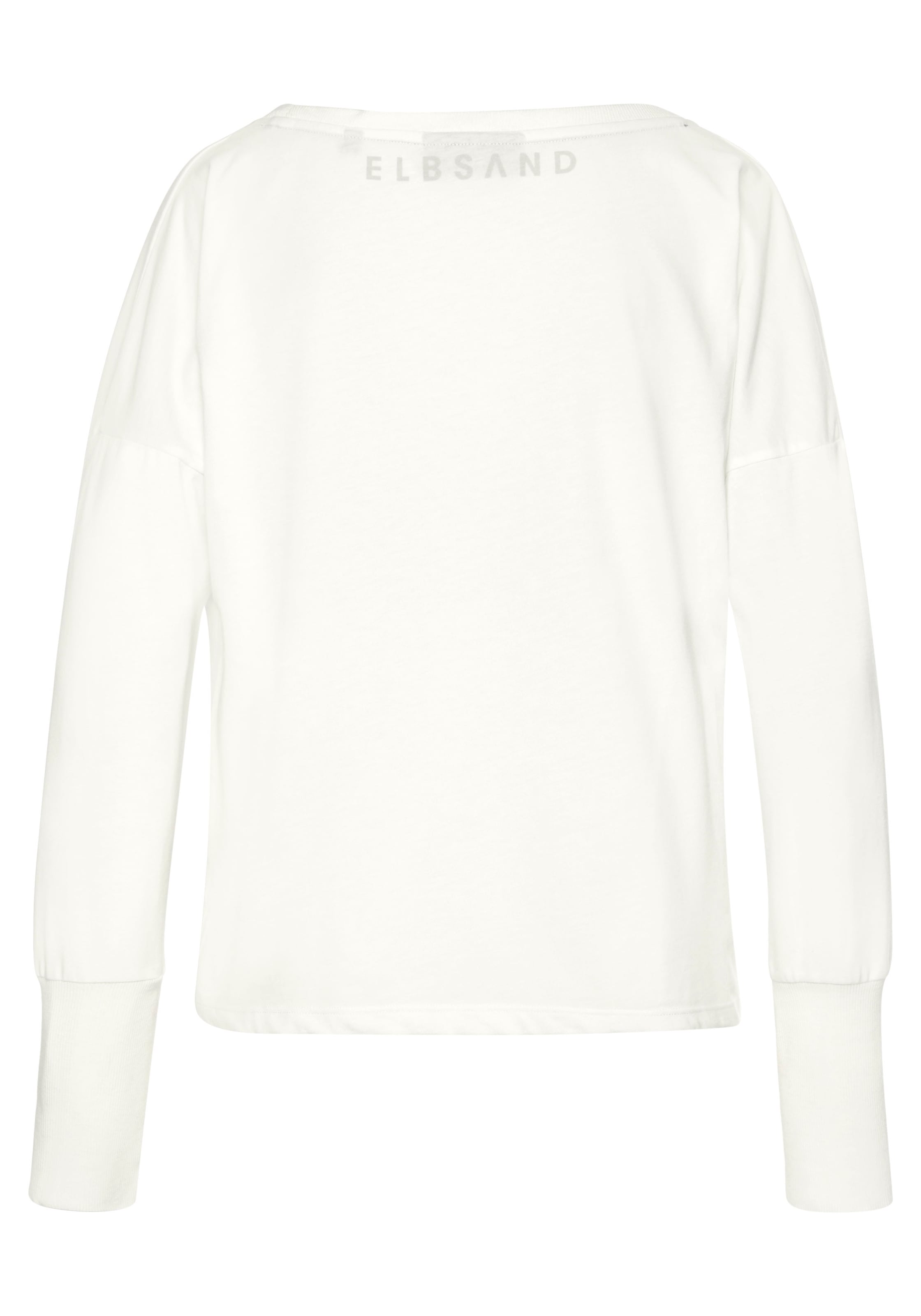 Elbsand Longsleeve »Ingiara«, mit Logodruck vorne, Langarmshirt, sportlich-casual