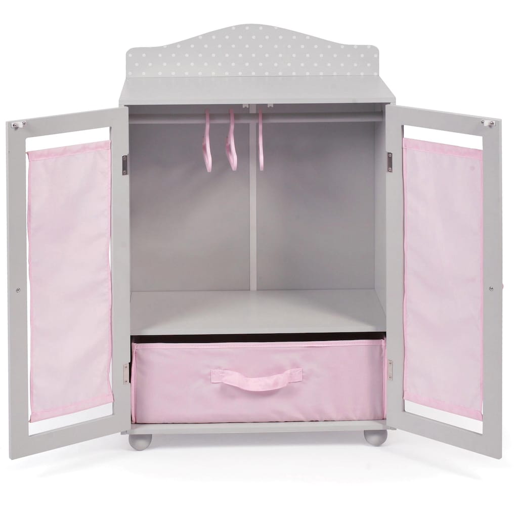 CHIC2000 Puppenkleiderschrank »Puntos, grey«