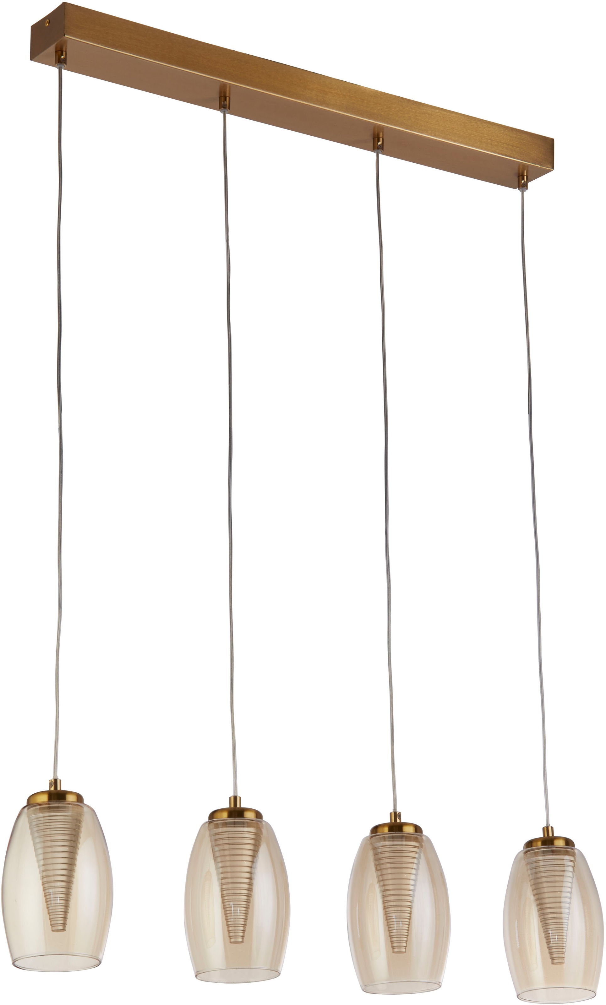 Searchlight LED-Hängeleuchte »Hängeleuchte Cyclone, 4-flammig« LED-Modul 1 Stk. Warmweiß Stalaktit-Optik