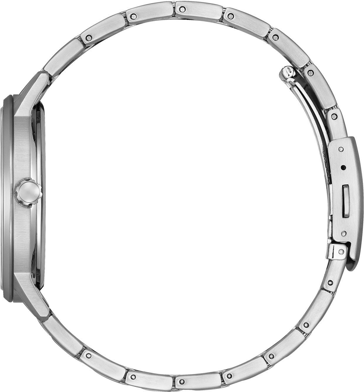 Citizen Solaruhr, Armbanduhr, Herrenuhr, Edelstahlarmband, analog, Tag, Kristallglas