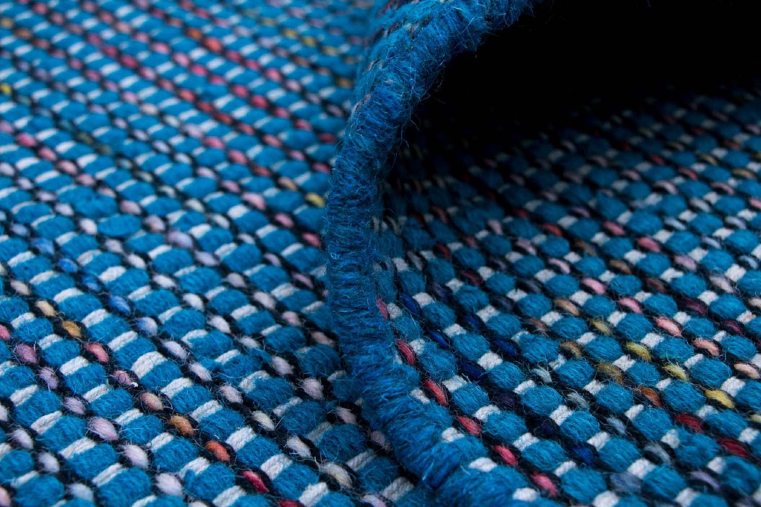 morgenland Wollteppich »Arvin - Kelim Teppich - Trendy«, rechteckig, 1 mm Höhe, Flachgewebe