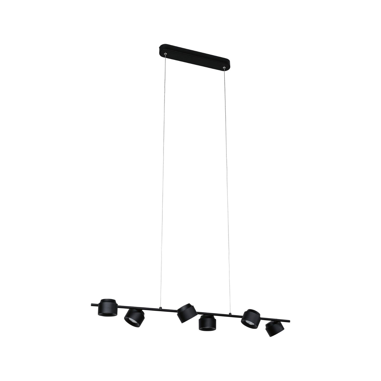 Paulmann LED Pendelleuchte »Puric Pane Smart Home Zigbee 6x6W Schwarz/Grau günstig online kaufen