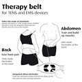 prorelax EMS-Bauchmuskeltrainer »93735 Therapiegürtel«, Zubehör für Tens und Ems Geräte