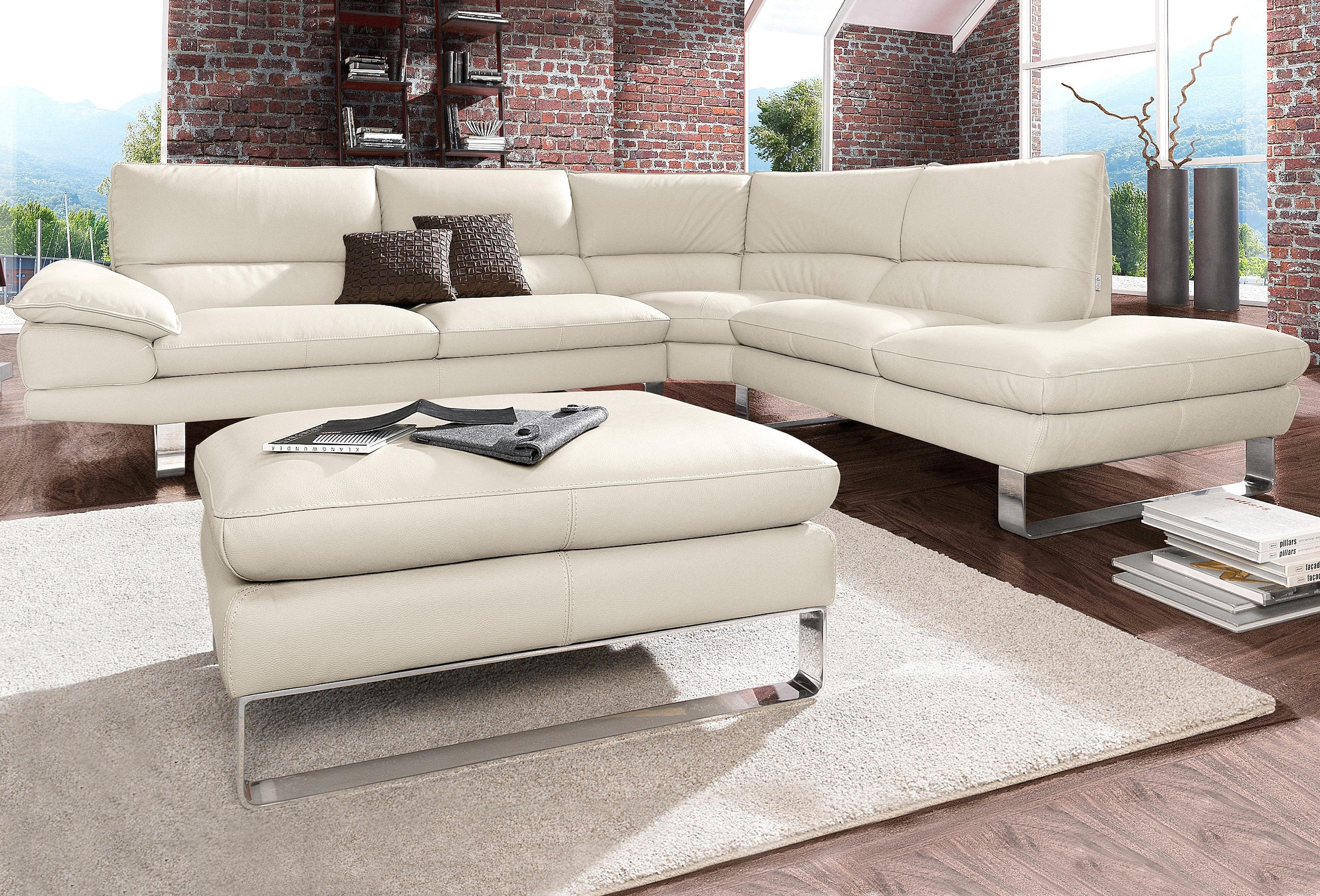 CALIA ITALIA Ecksofa »Dave, italienisches Designsofa mit erstklassigem Sitz günstig online kaufen