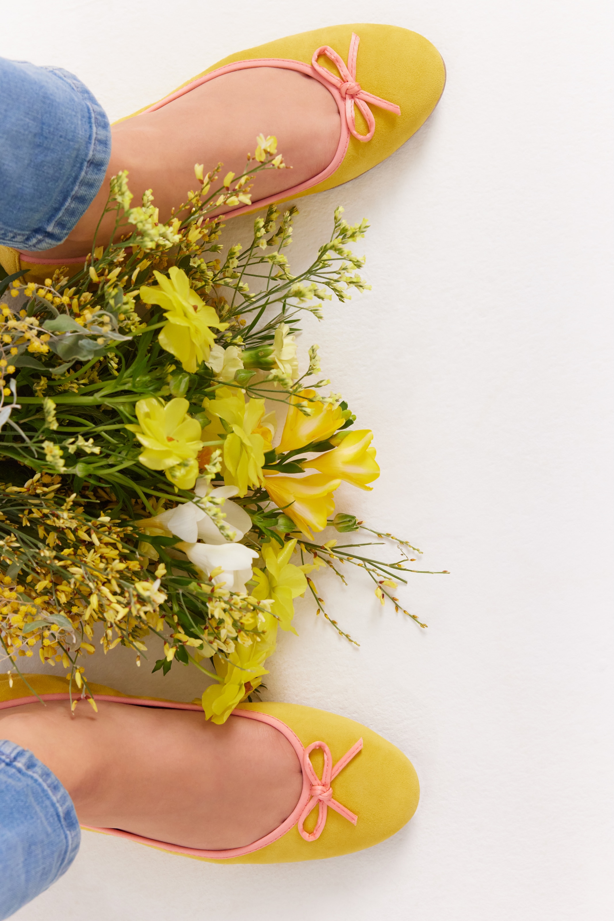 Tamaris Ballerina, Blockabsatz, Businessschuh, Schlupfschuh mit süßer Zierschleife