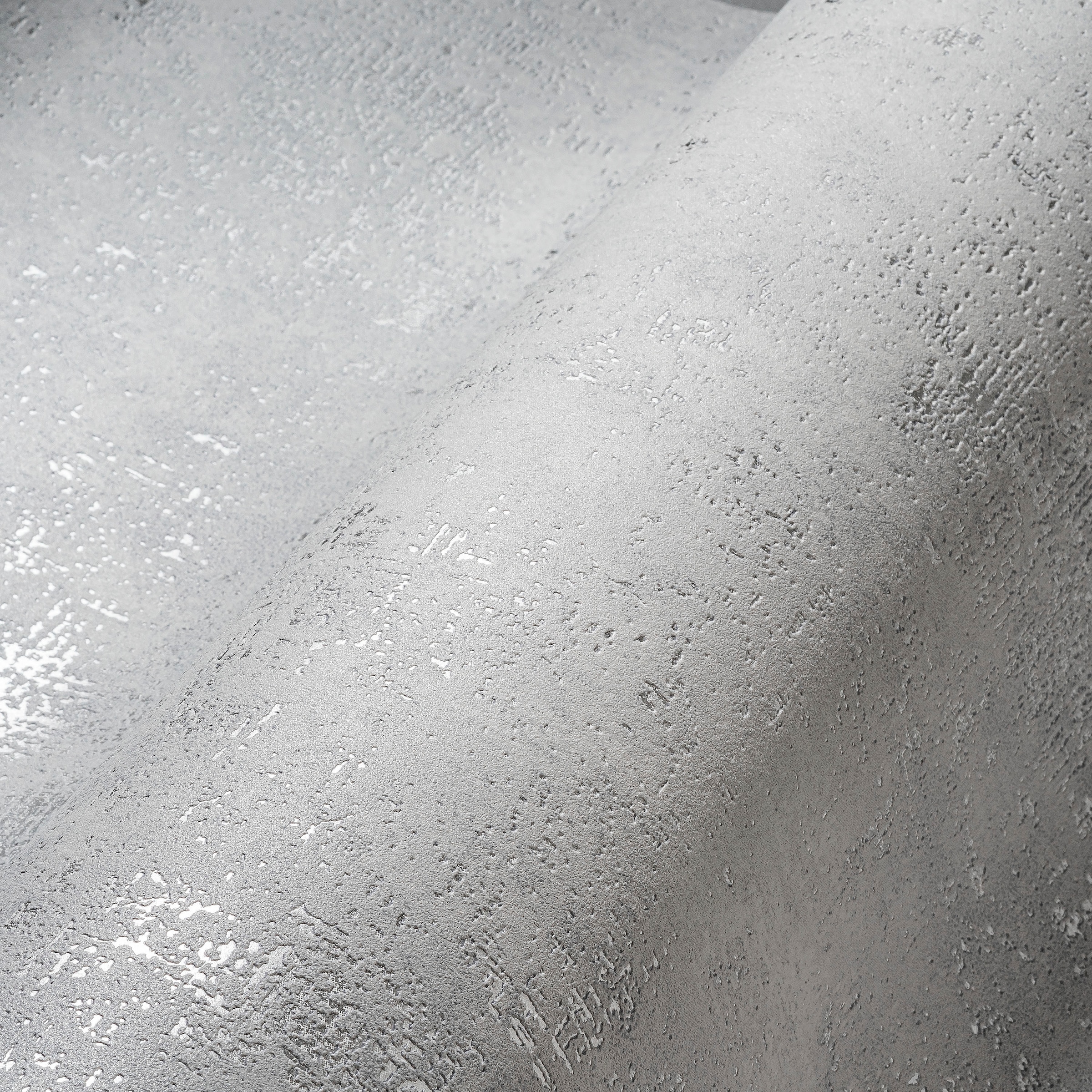 A.S. Création Vliestapete »THE BOS Putzoptik Metallic« leicht glänzend | matt leicht strukturiert Strukturtapete, Tapeten Wohnzimmer Schlafzimmer Küche modern Design