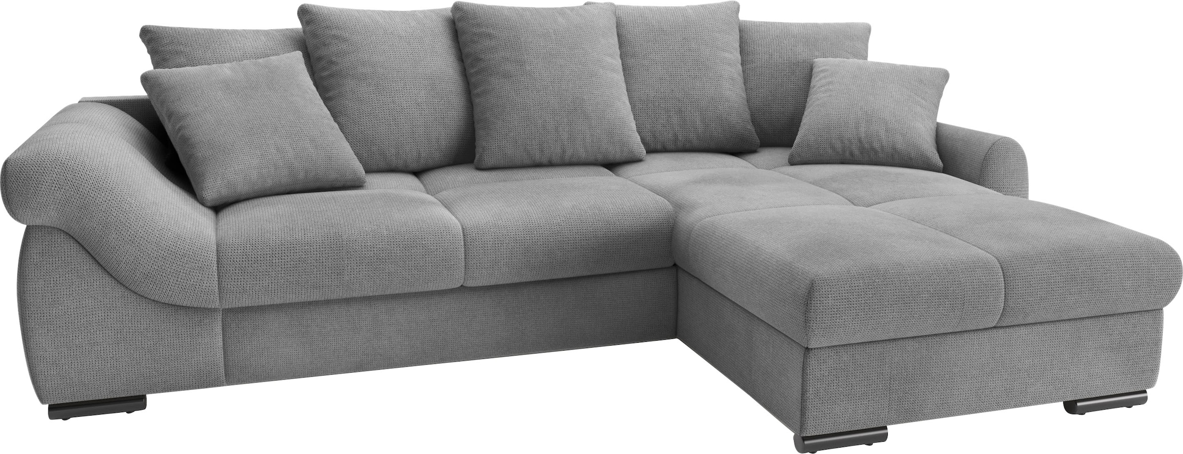 Mr. Couch Ecksofa »Livorno DuraFlex L-Form«, inkl. Hochschläfer-Bettauszug, günstig online kaufen