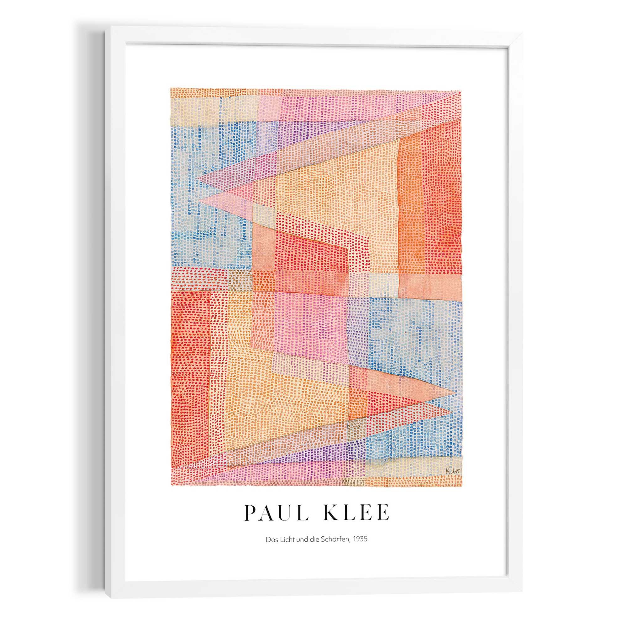 Reinders Bild mit Rahmen "Paul Klee Triangles" günstig online kaufen