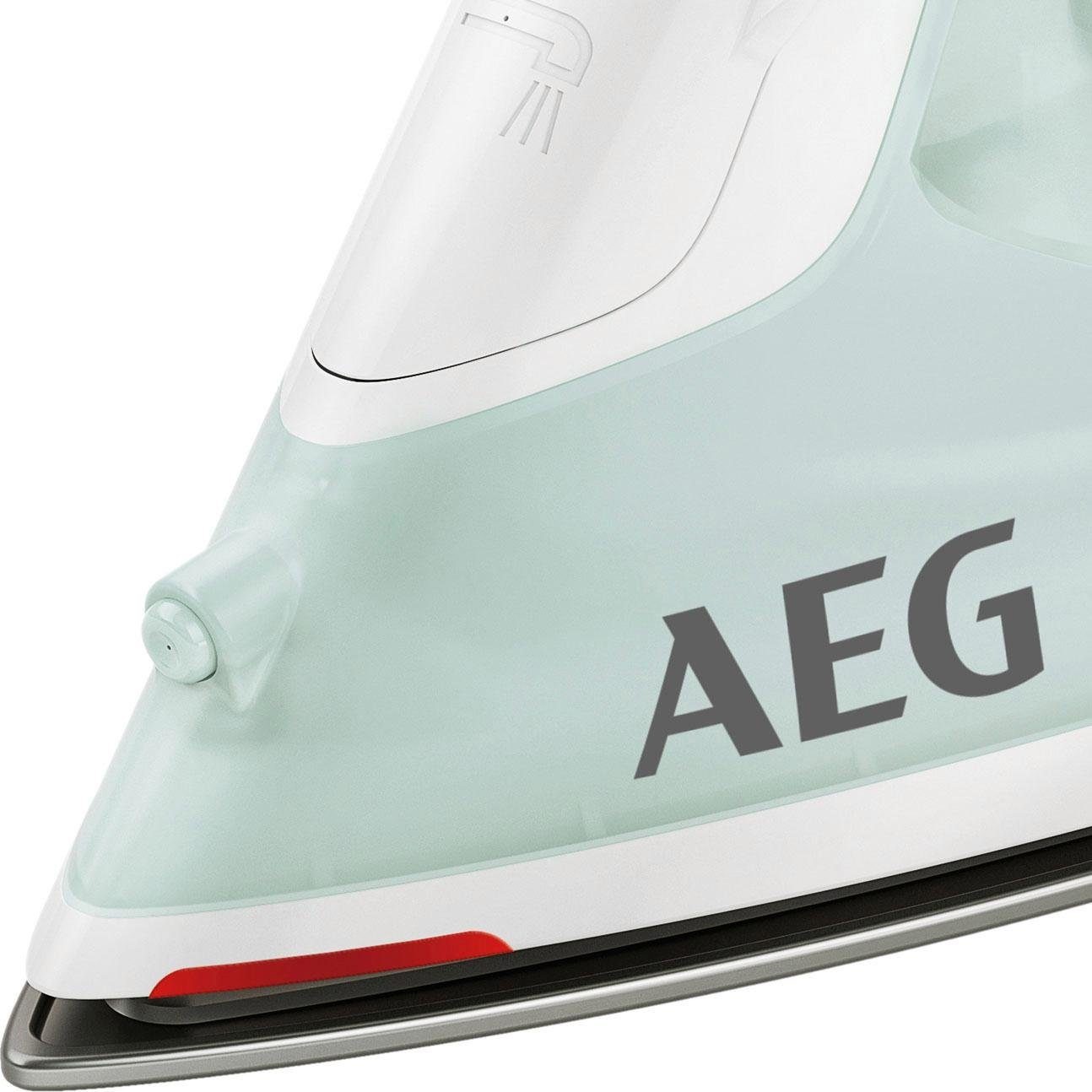 AEG Dampfbügeleisen »EasyLine DB 1740LG«, 2400 W, Filtration mit Anti-Kalk-Patrone, Restwärmeanzeige, 110 g Dampfstoss