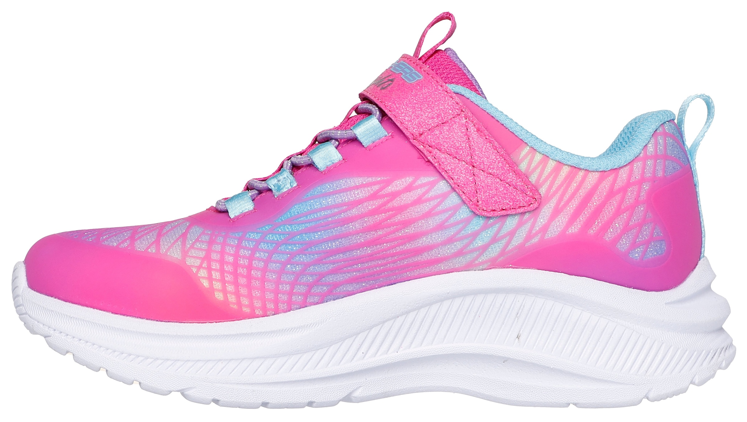 Skechers Sneaker »RAINBOW CRUISERS«, Kinderschuh mit Farbverlauf, Größenschablone zum Download