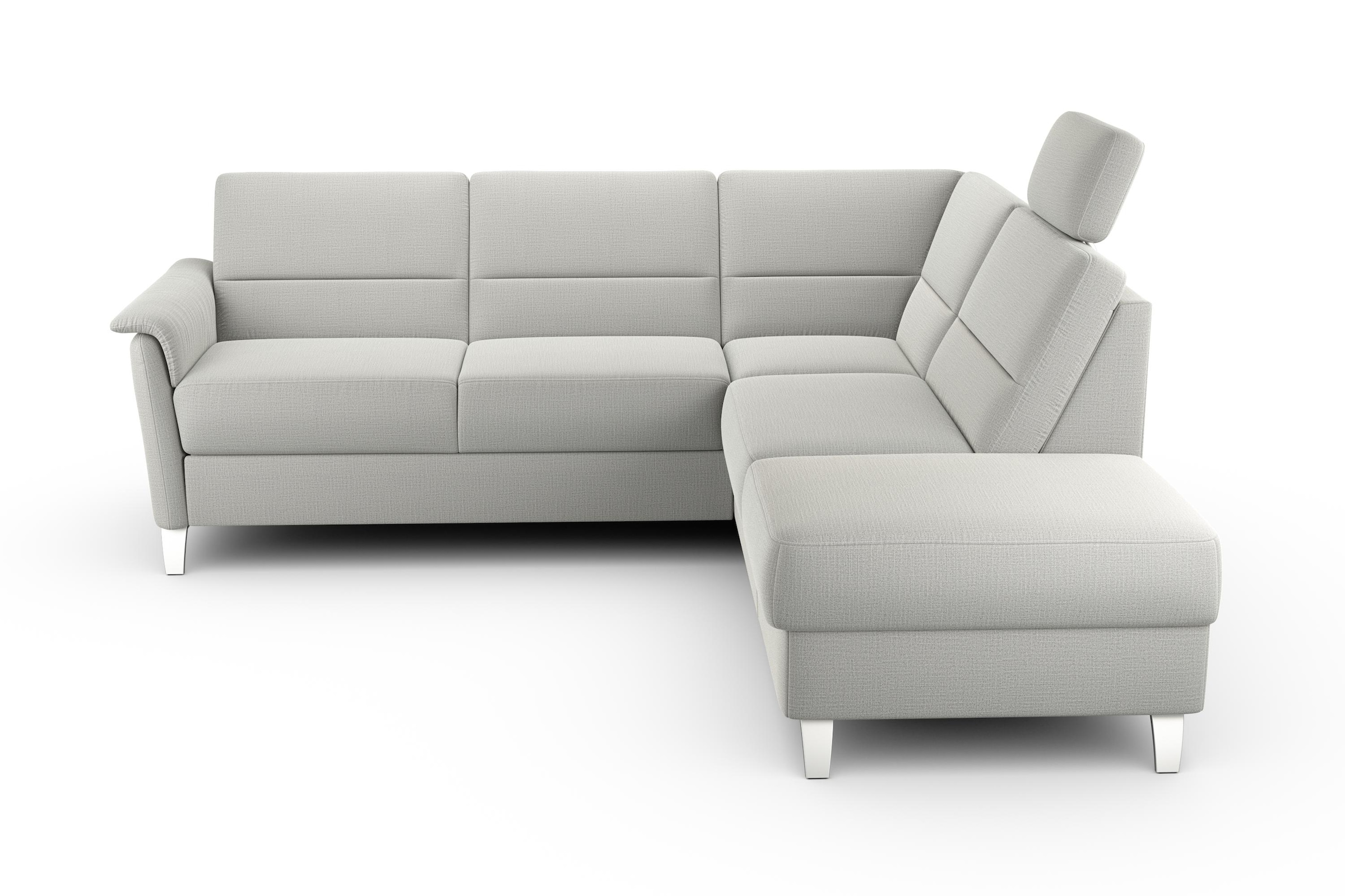 sit&more Ecksofa »Palmera L-Form«, Federkern, wahlweise mit Bettfunktion un günstig online kaufen