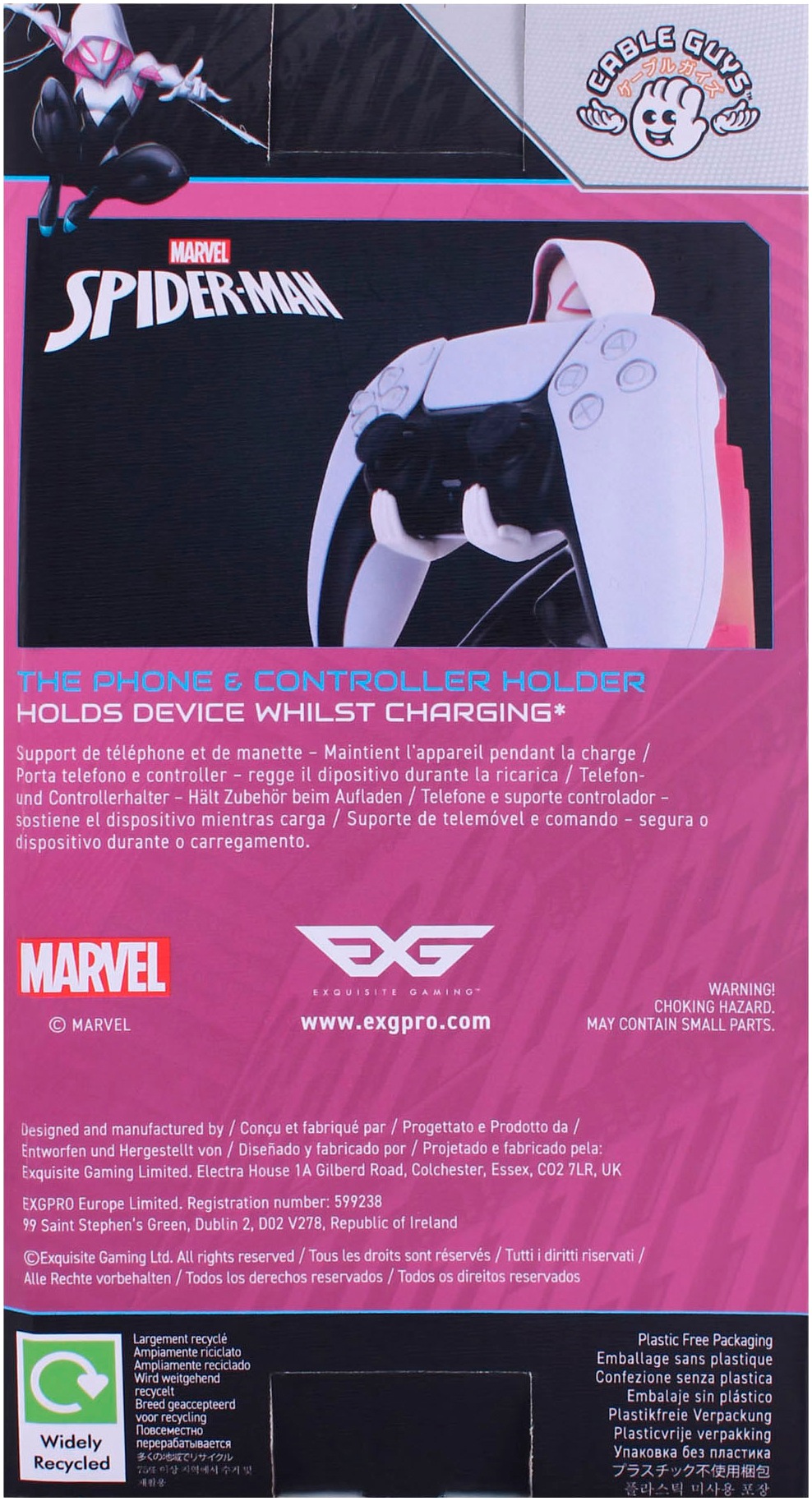 NBG Controller-Halterung »Cable Guy- Spider-Gwen«, (1 St.)