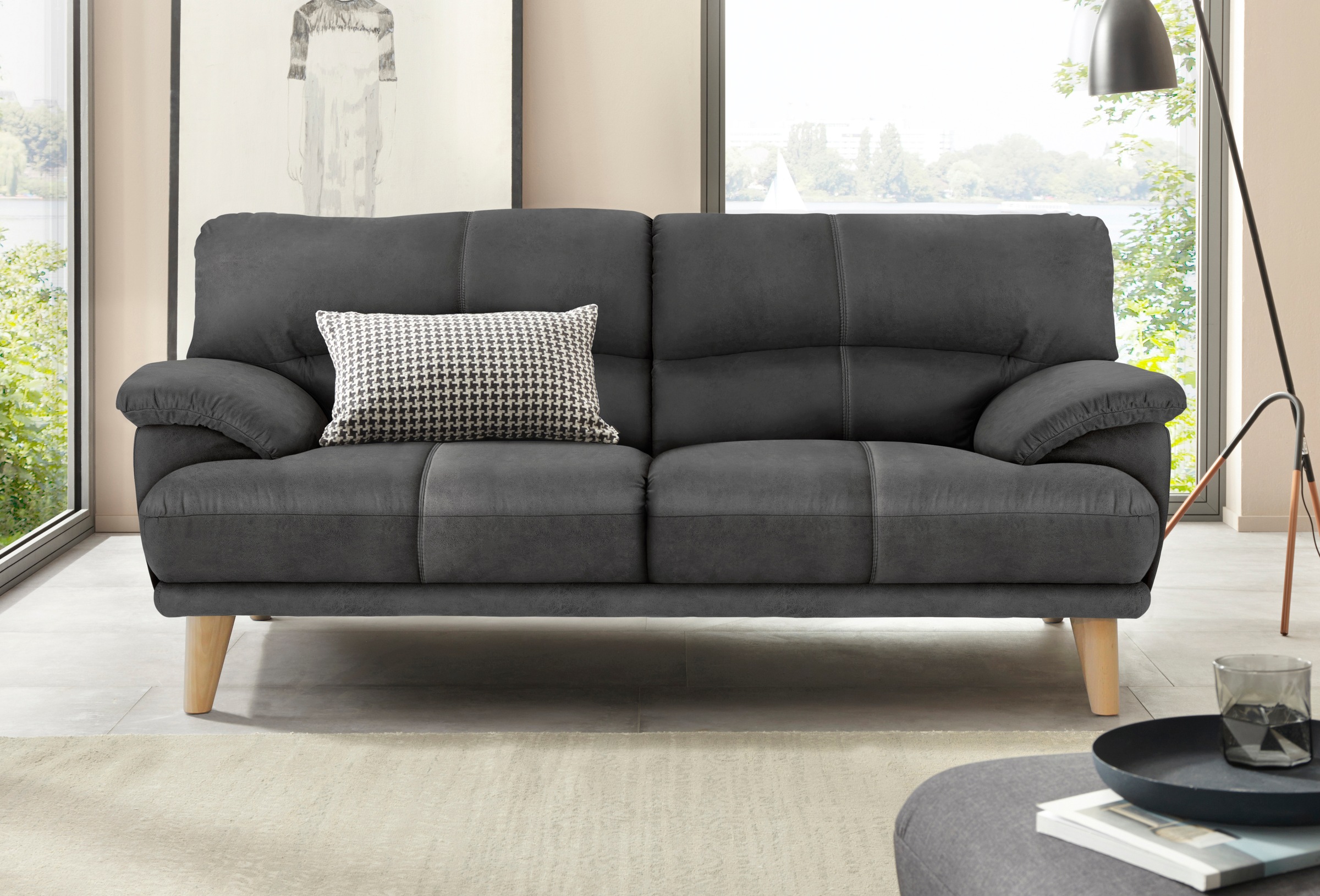 TRENDMANUFAKTUR 3-Sitzer »Cecilia, Sofa in italienischem Design«, mit tolle günstig online kaufen