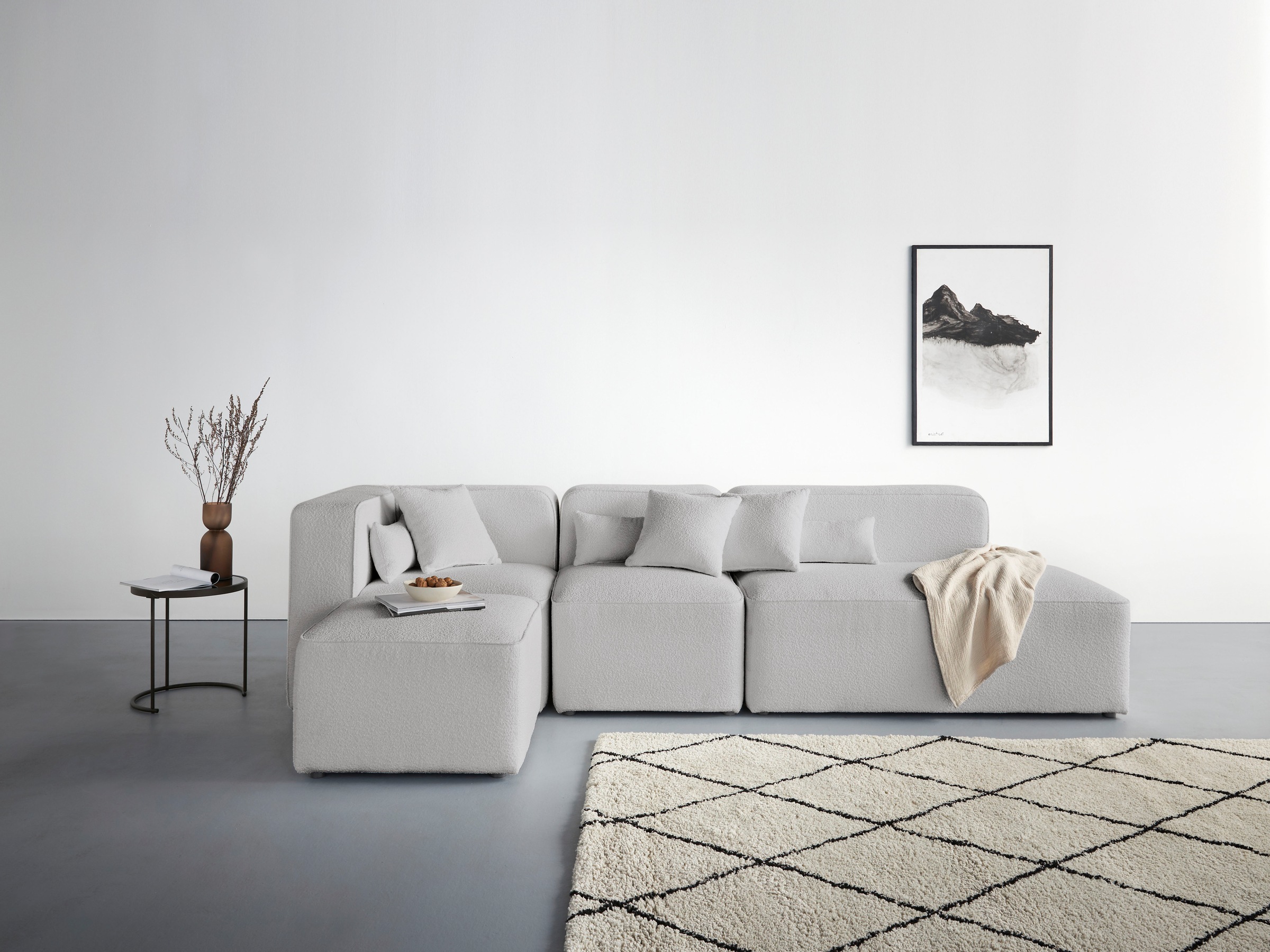 andas Ecksofa »Sundstrup L-Form«, Modulserie, individuelle Zusammenstellung günstig online kaufen