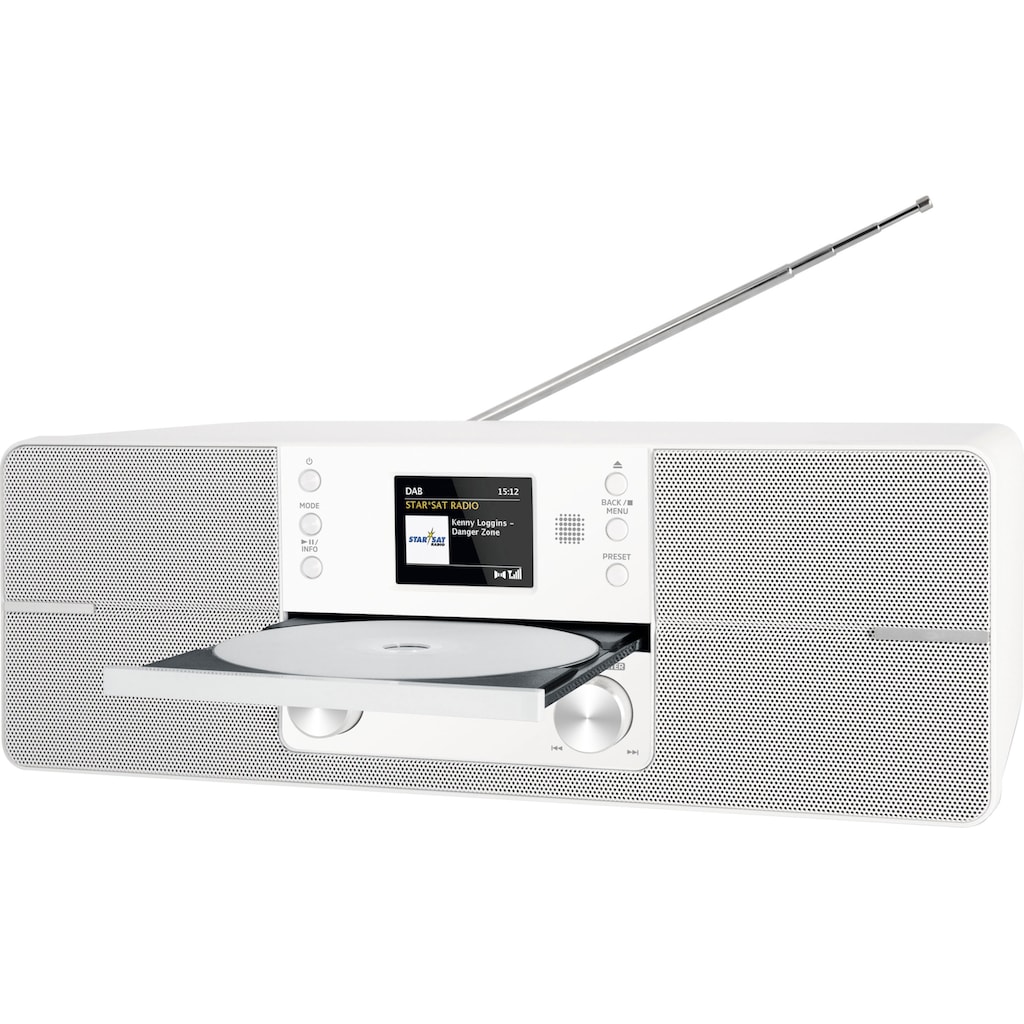 TechniSat Internet-Radio »DIGITRADIO 371 CD IR Stereoanlage-«, (Bluetooth-WLAN UKW mit RDS-Digitalradio (DAB+)