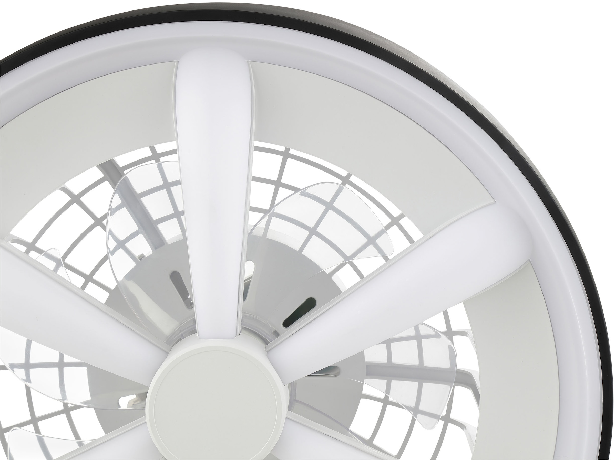Brilliant LED Deckenleuchte »Gaiano«, 1 flammig, Ø 48cm mit Ventilator, 6400 lm, dimmbar, RGB, 2700-6500 K