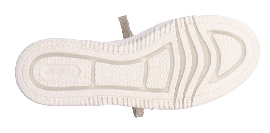 Rieker Plateausneaker, aus Canvas, Freizeitschuh, Halbschuh, Schnürschuh