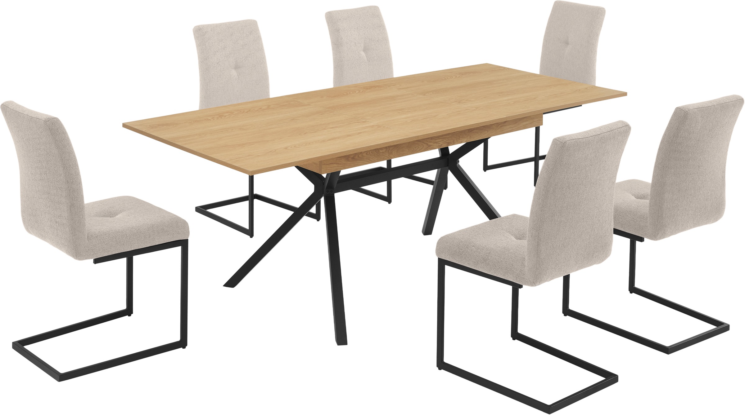 INOSIGN Esszimmerstuhl »Vendy« (Set) 2 Stk.mit verstellbaren Füßen und robu günstig online kaufen