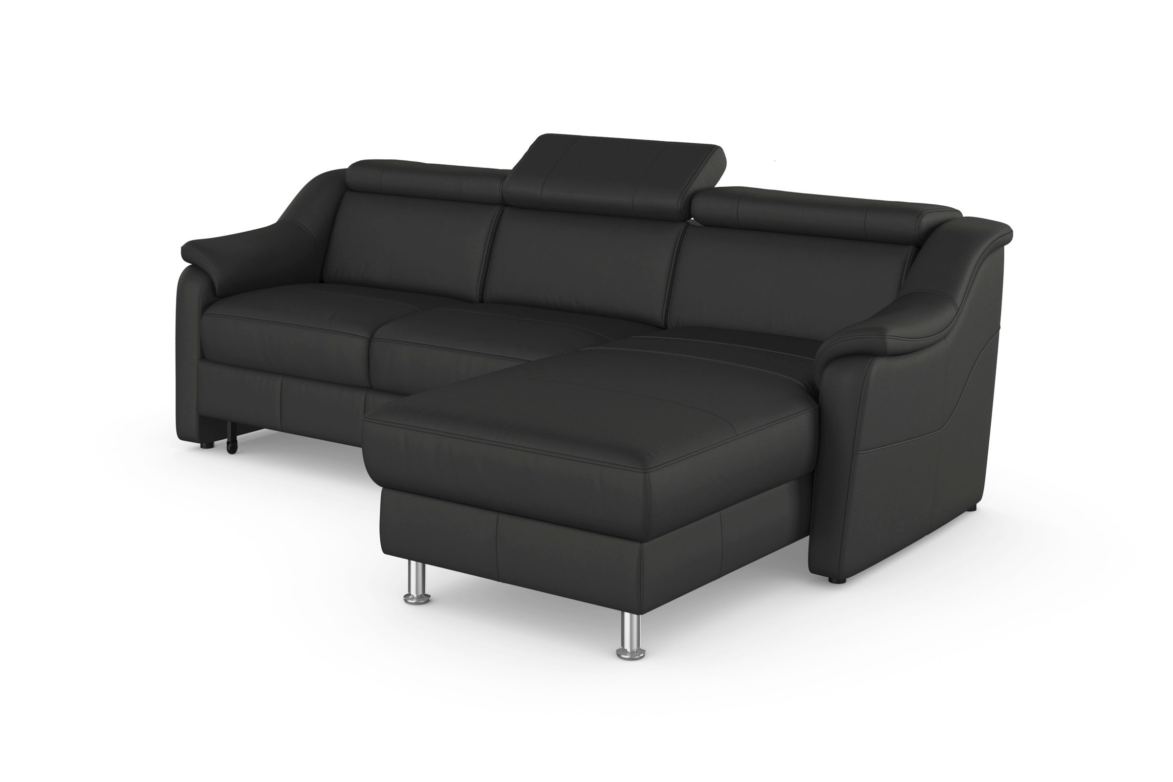sit&more Ecksofa »Freetown L-Form«, inklusive Kopfteilverstellung und komfortablem Federkern