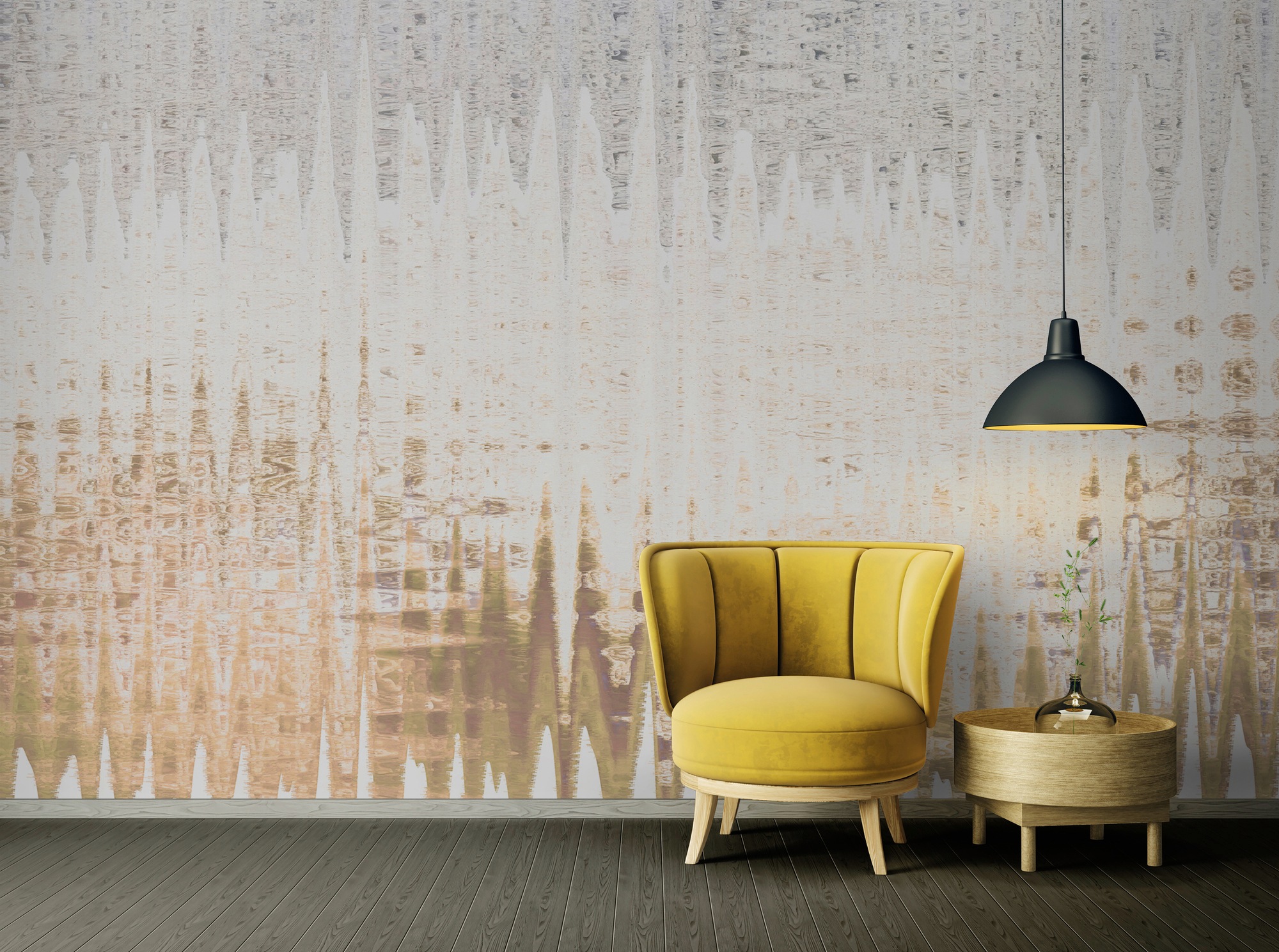 Architects Paper Fototapete »Atelier 47 Vibes Artwork 1«, Farbverlauf, Vlies, Wand, Schräge, Decke