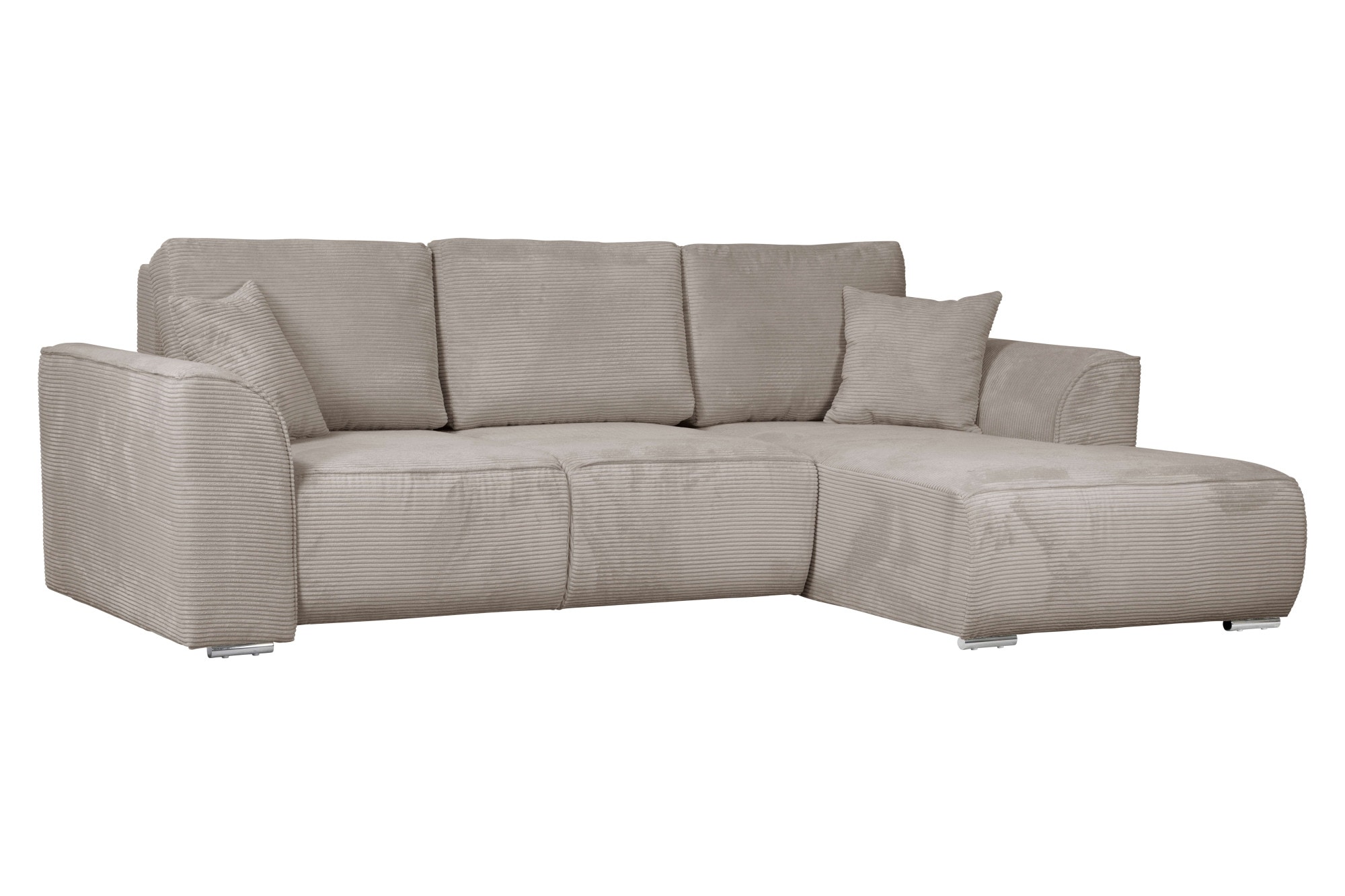 INOSIGN Ecksofa »BEATRICE optionale Schlafsofa mit Bettkasten, B/T/H: 265/170/86 cm«, L-Form, wahlweise auch mit Bettfunktion und Bettkasten