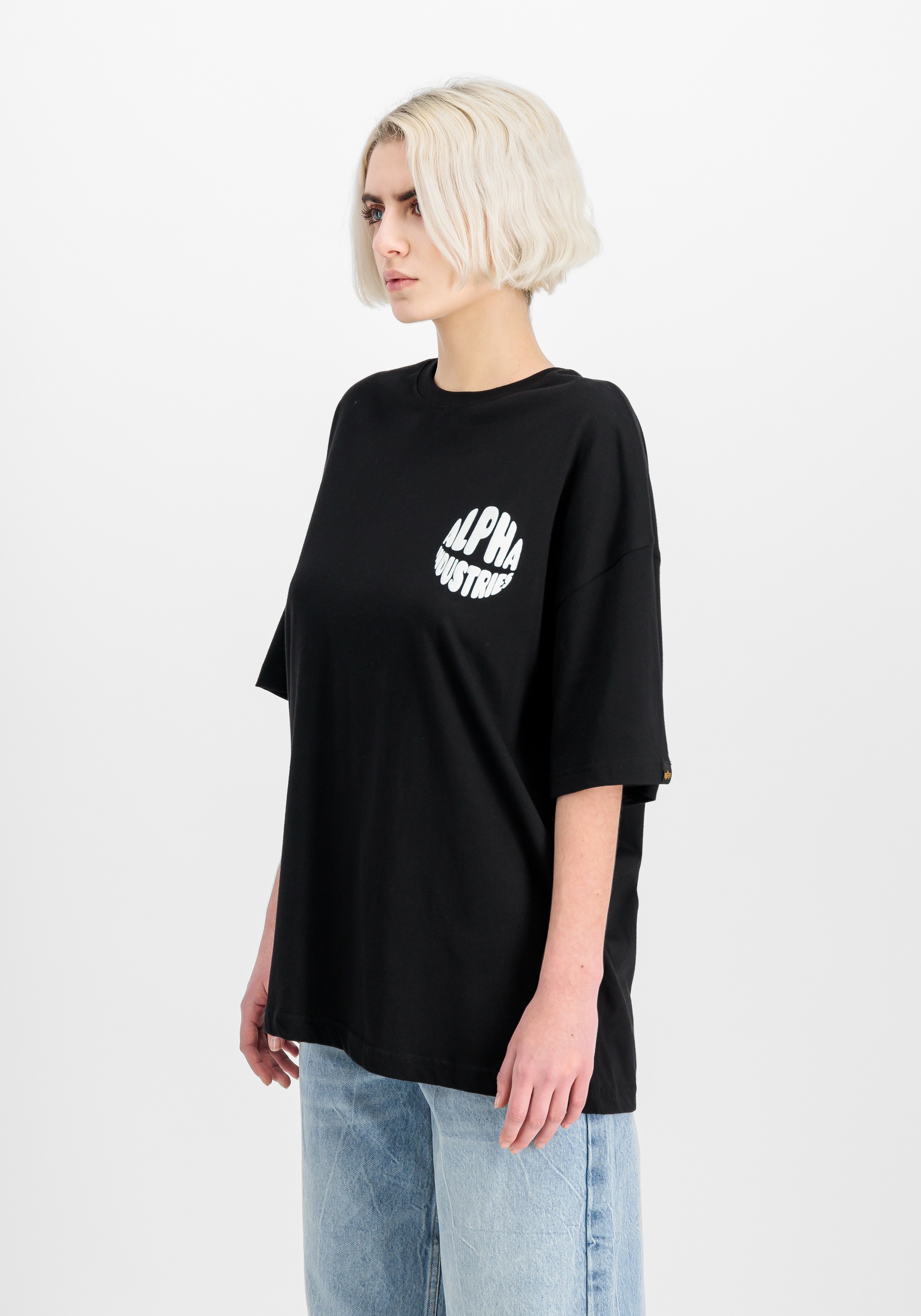 Alpha Industries T-Shirt »Alpha Industries Women - T-Shirts Logo T Back Print Women«
