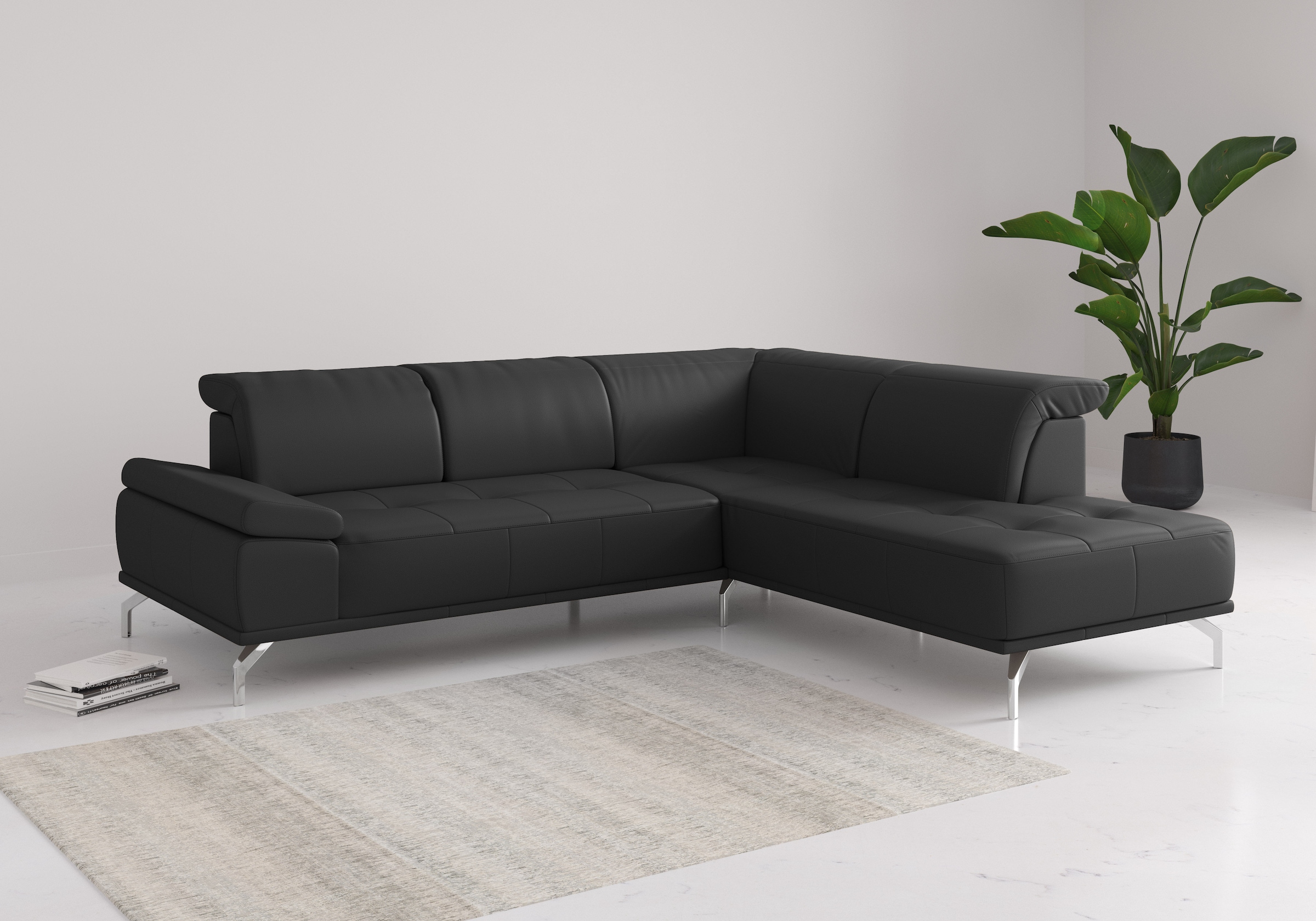 Places of Style Ecksofa »Caluna«, Inkl.Sitztiefenverstellung, wahlweise mit günstig online kaufen