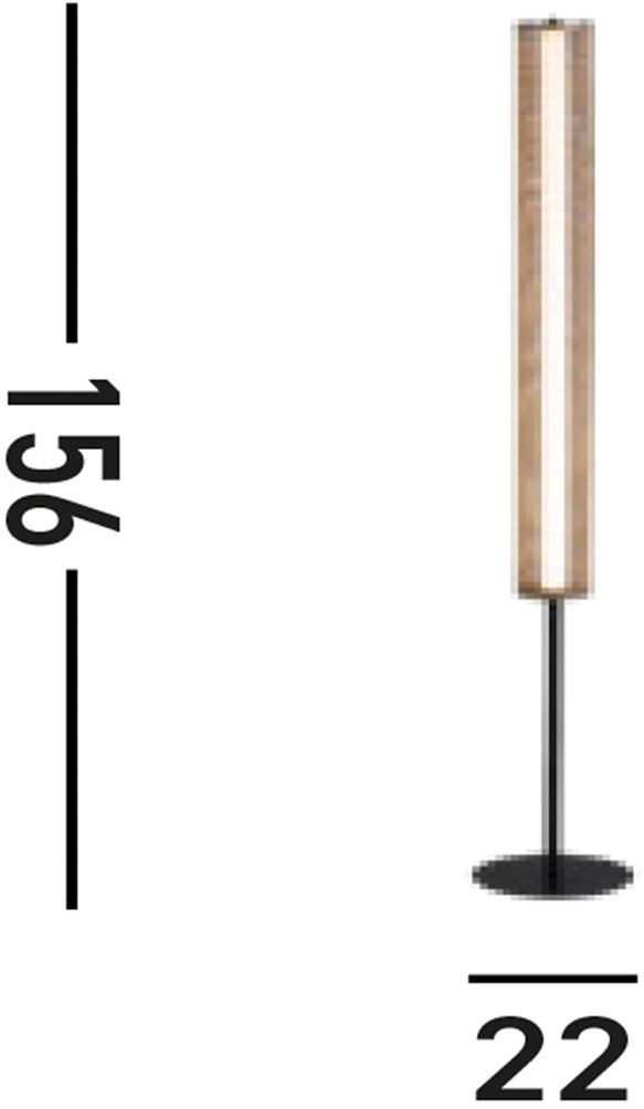 Searchlight LED Stehlampe »Stehlampe Thread, 1-flammig«, 1 flammig, Leuchtmittel LED-Modul | LED fest integriert, Leuchtstab in Opalglas-Optik