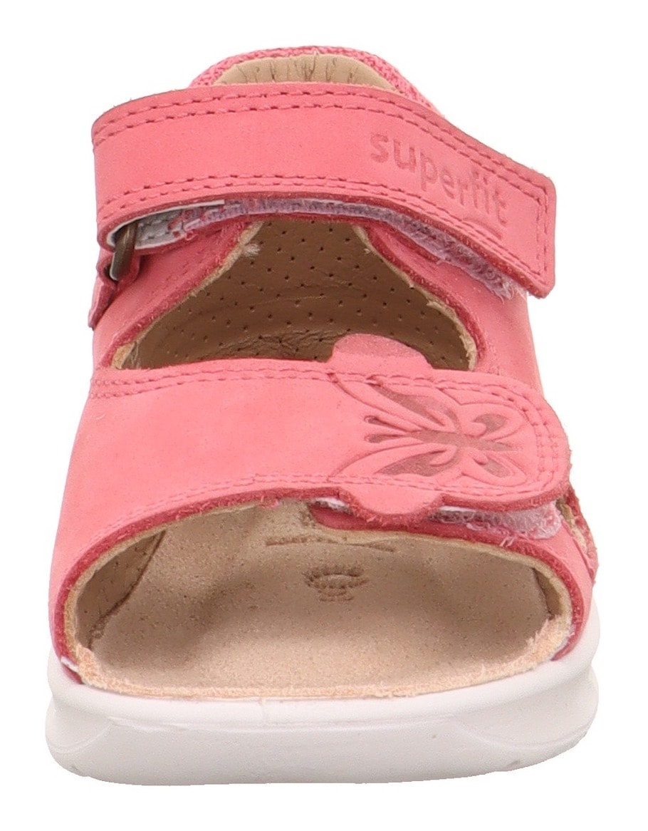 Superfit Sandale »LAGOON WMS: mittel«, Sandalette mit Klett und Lederfutter, Größenschablone zum Download