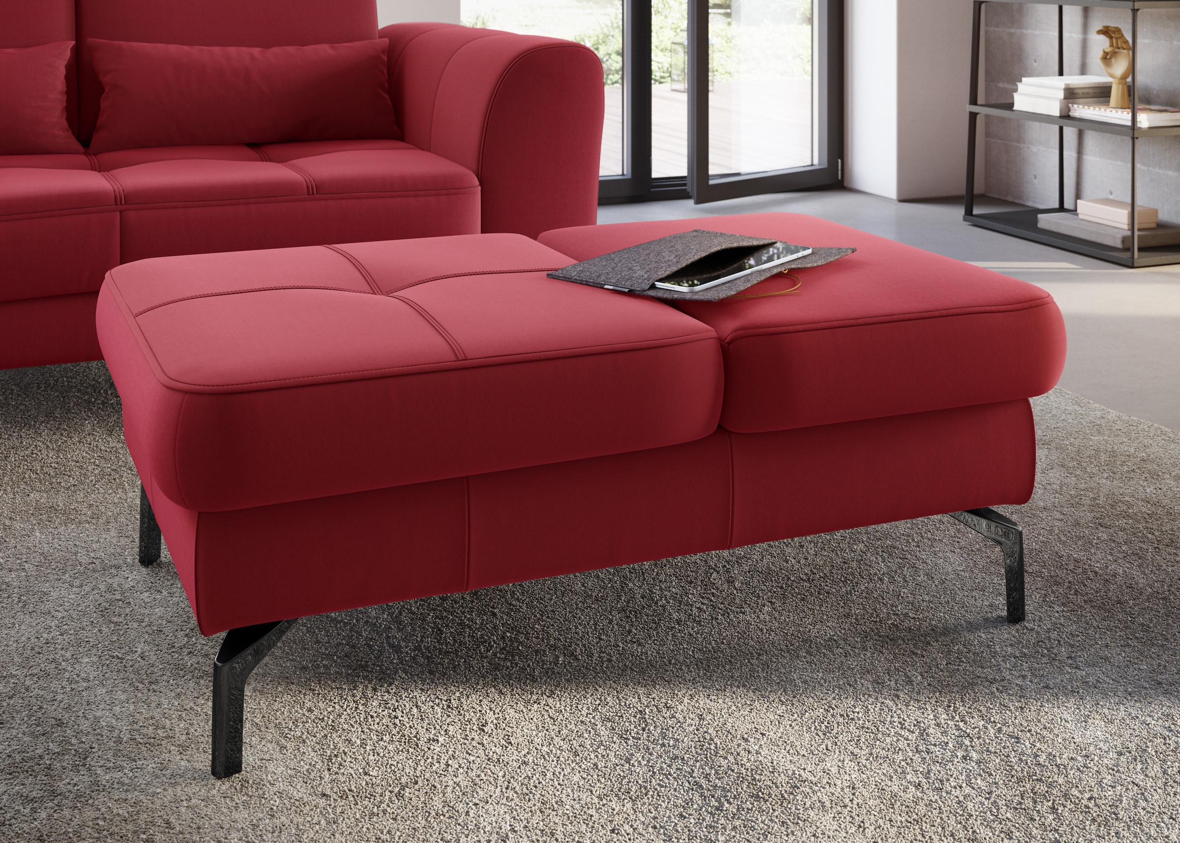 sit&more Hocker »Bendigo«, mit Klappfunktion, Bodenfreiheit 15 cm, wahlweis günstig online kaufen