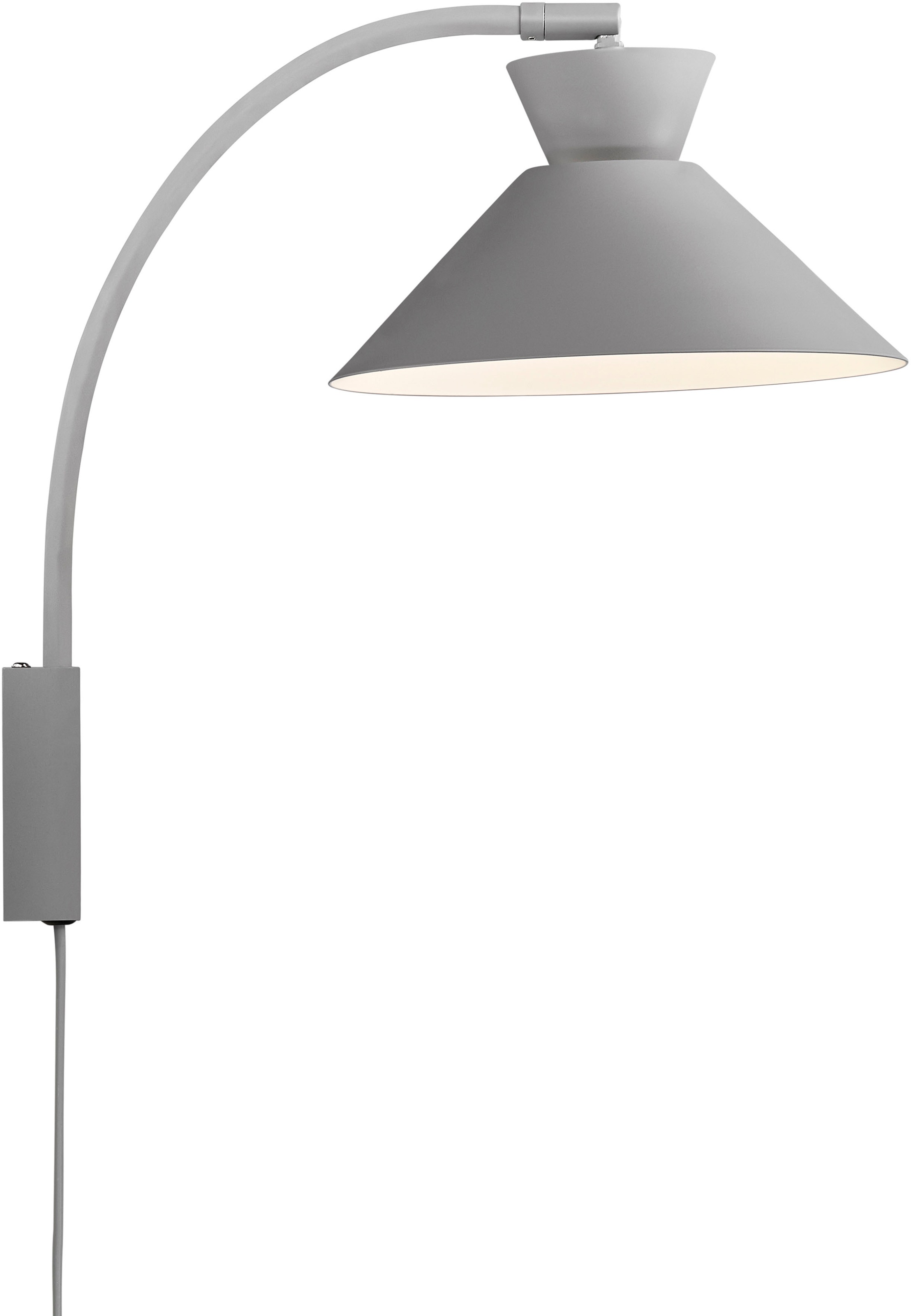 Nordlux Wandleuchte »Dial«, (1 St.), verstellbarer Lampenkopf für gerichtetes Licht, Schmale Halterung für die Wandmontage, geeignet für E27 