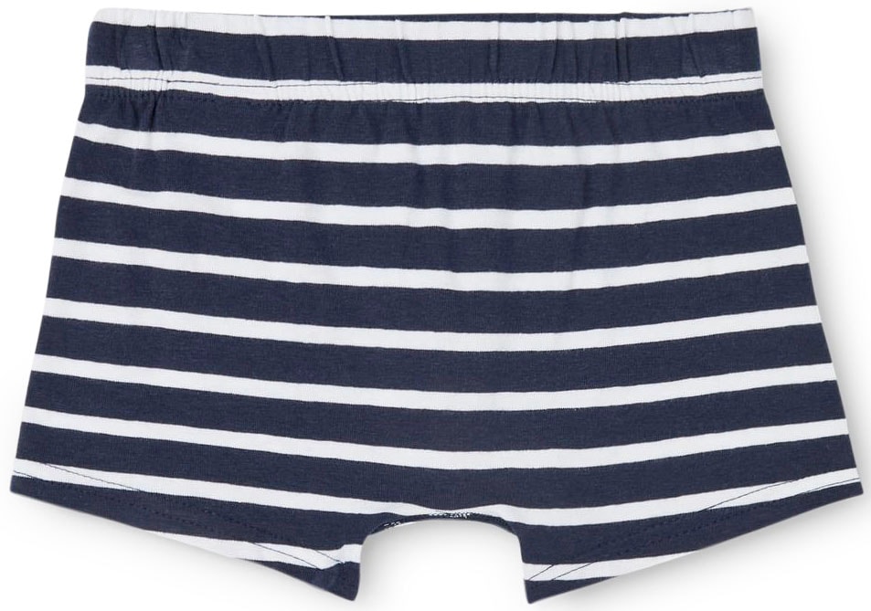 Name It Boxer »NKMTIGHTS für Jungen mit weichem Bund und angenehmer Länge« Packung, 3 Stk. tlg., normal, Jersey, gestreift, abgestepptes Bündchen