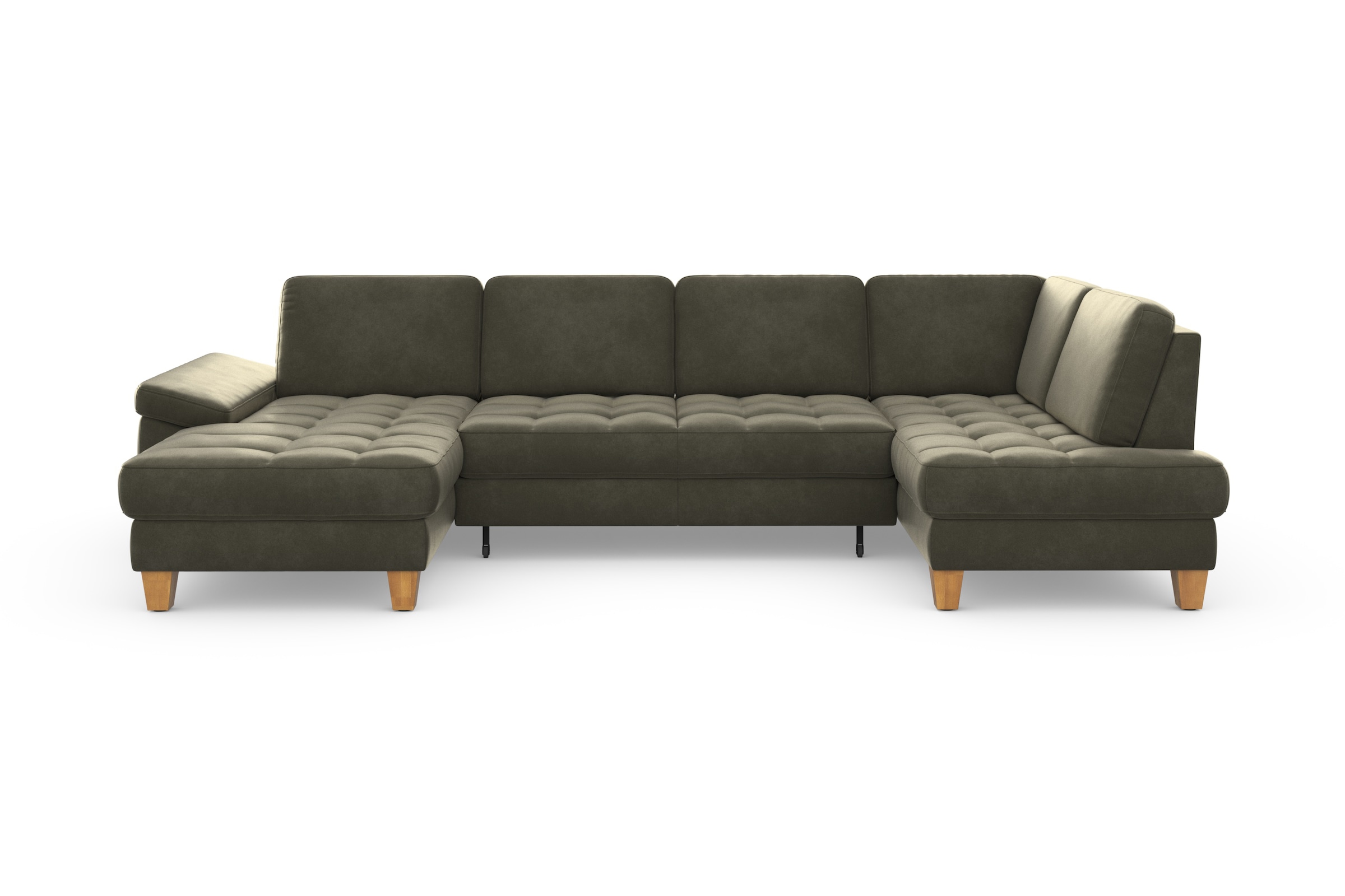 sit&more Wohnlandschaft »Westham U-Form«, wahlweise mit Bettfunktion, Bettkasten, Sitztiefenverstellung