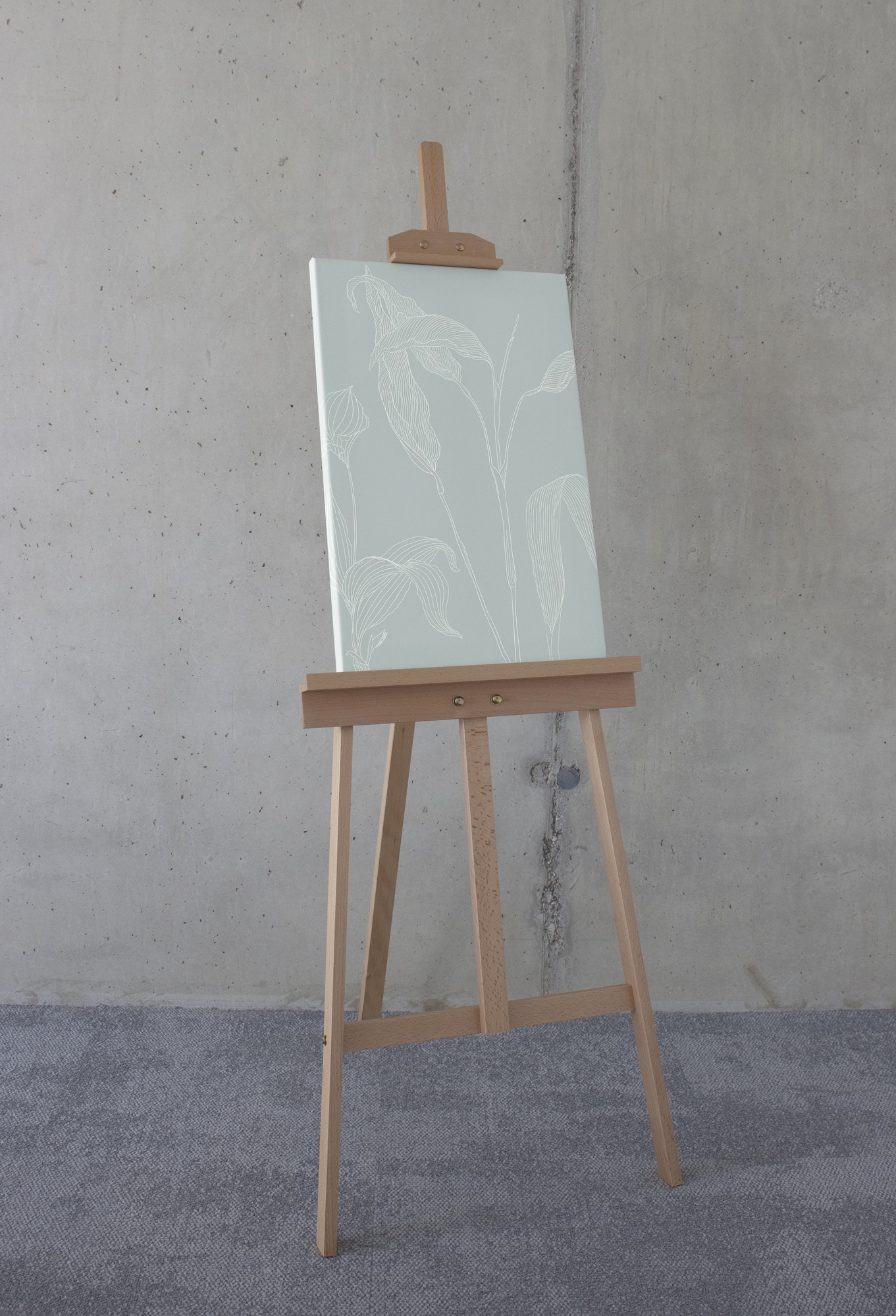 Komar Leinwandbild »Minty Green - Größe 40 x 60 cm«, Natur, (1 St.), Keilrahmenbild mi Echtholzrahmen