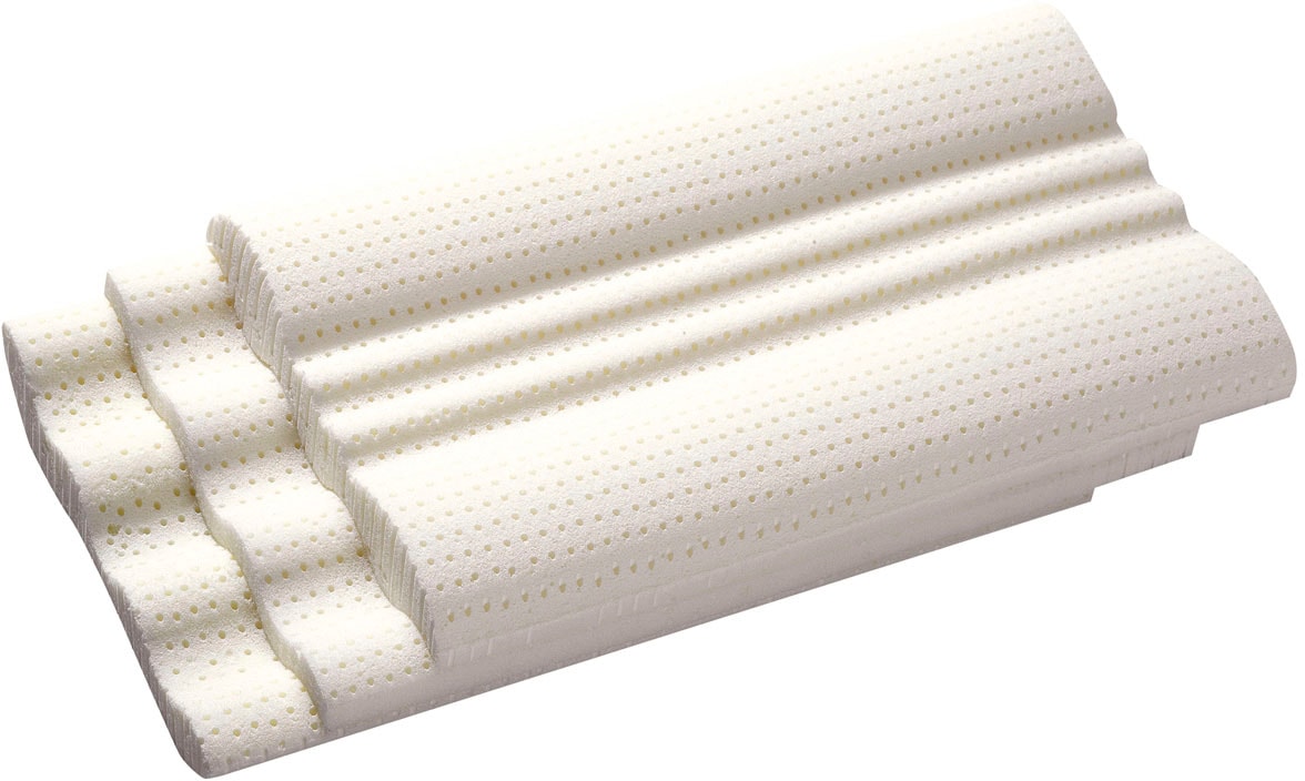 billerbeck Nackenstützkissen »Cosisoft nature, Kissen 40x80cm«, Füllung: Naturlatexkern, Bezug: 100% Baumwolle, (1 St.), Das GOTS-Zertifiziertes Naturlatex-Nackenstützkissen