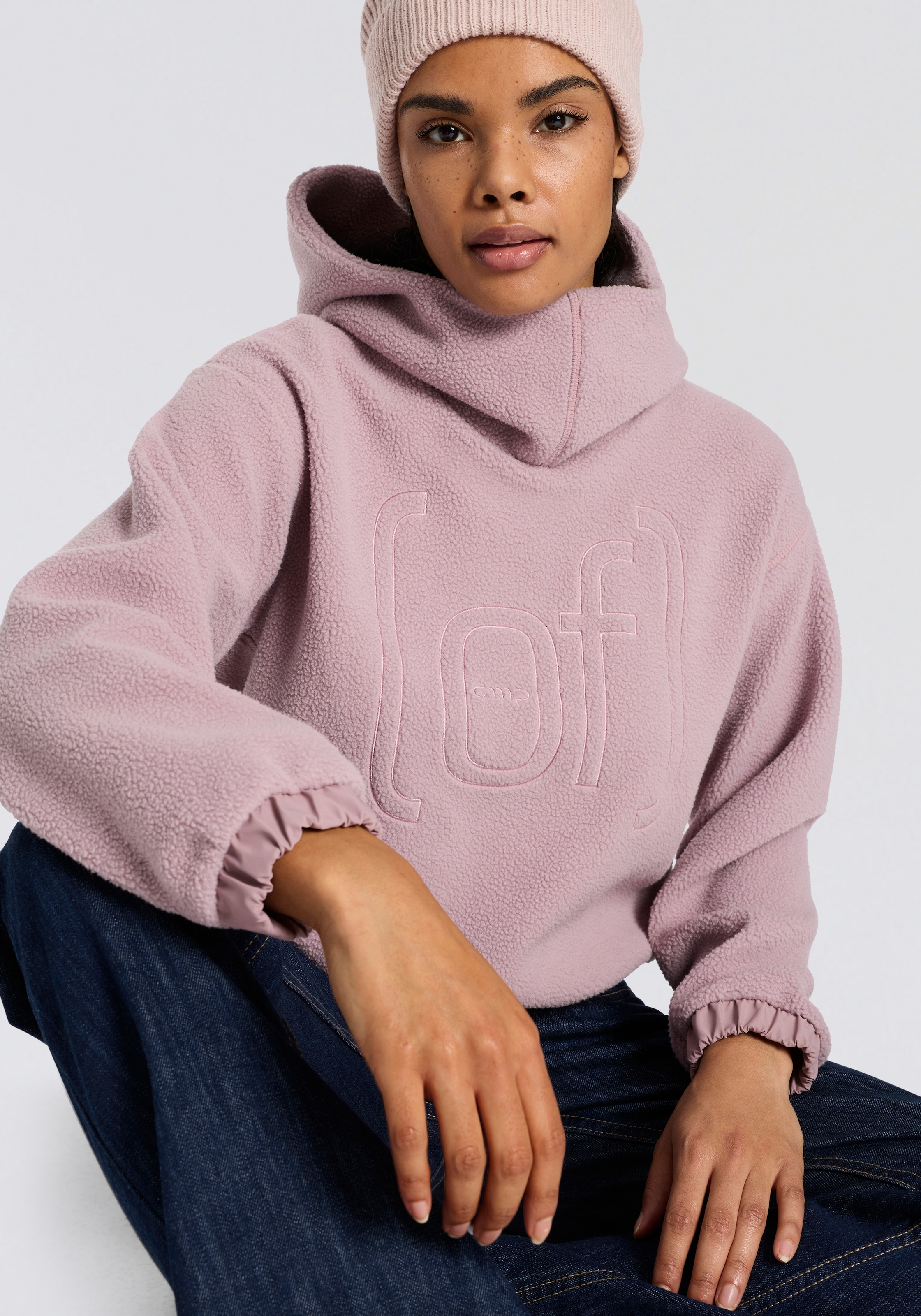 CMP Kapuzenpullover aus Polyester, mit verstellbarer Kapuze, sportlicher Schnitt