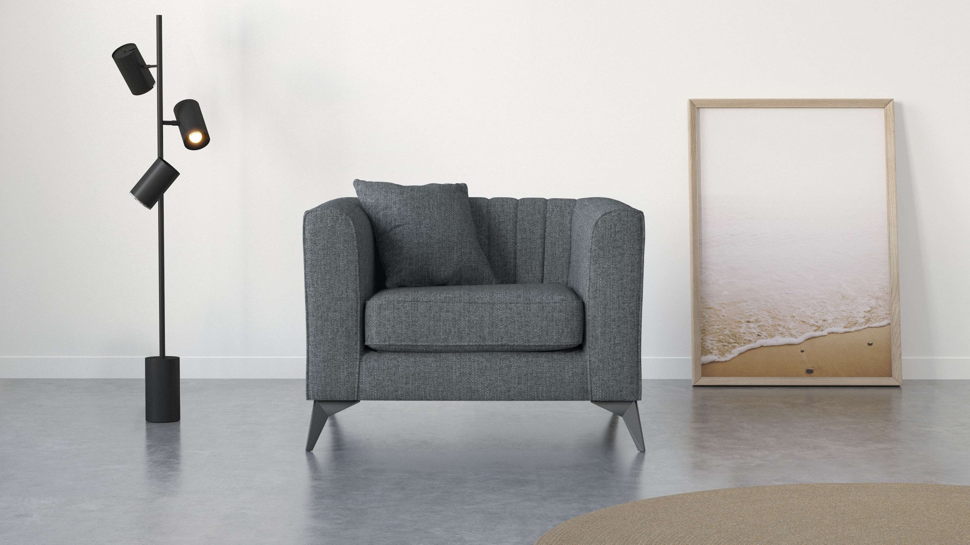 Places of Style Sessel »MATTHEW Loungesessel, Maße B/T/H: 99/86/74 cm«, inc günstig online kaufen