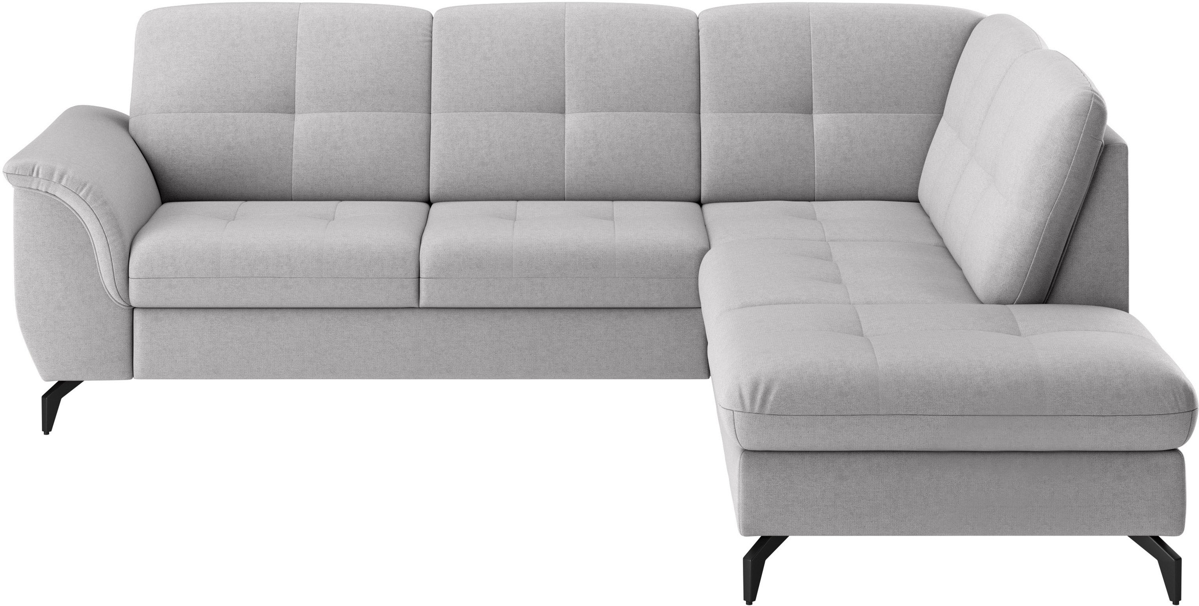 sit&more Ecksofa »Zora L-Form«, wahlweise mit Bettfunktion und Bettkasten