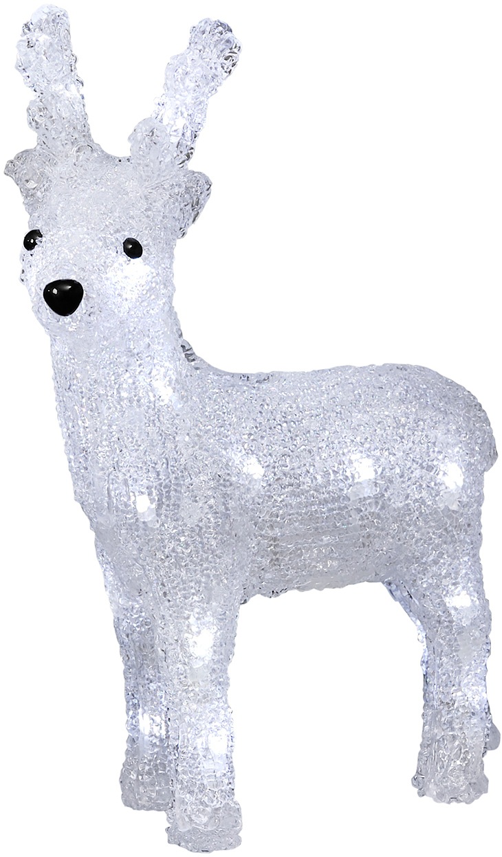 KONSTSMIDE Weihnachtsfigur weiße kalt 24 kaufen Rentier, LED online »Weihnachtsdeko«, Acryl Dioden