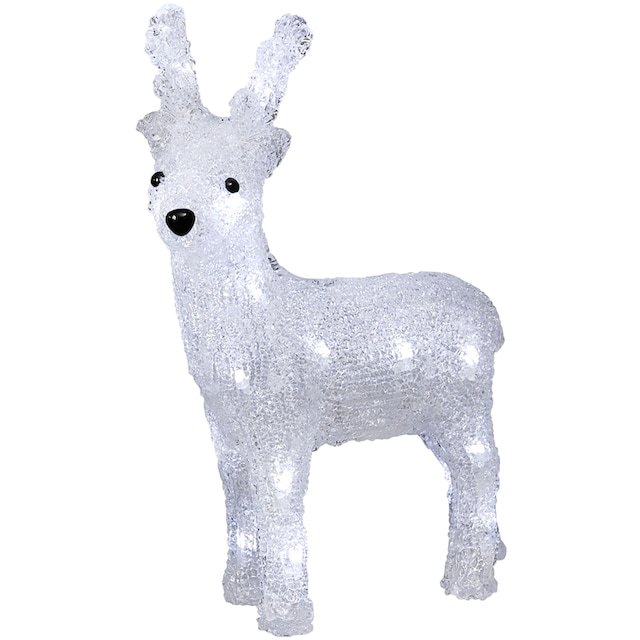 KONSTSMIDE Weihnachtsfigur »Weihnachtsdeko«, LED Acryl Rentier, 24 kalt  weiße Dioden online kaufen