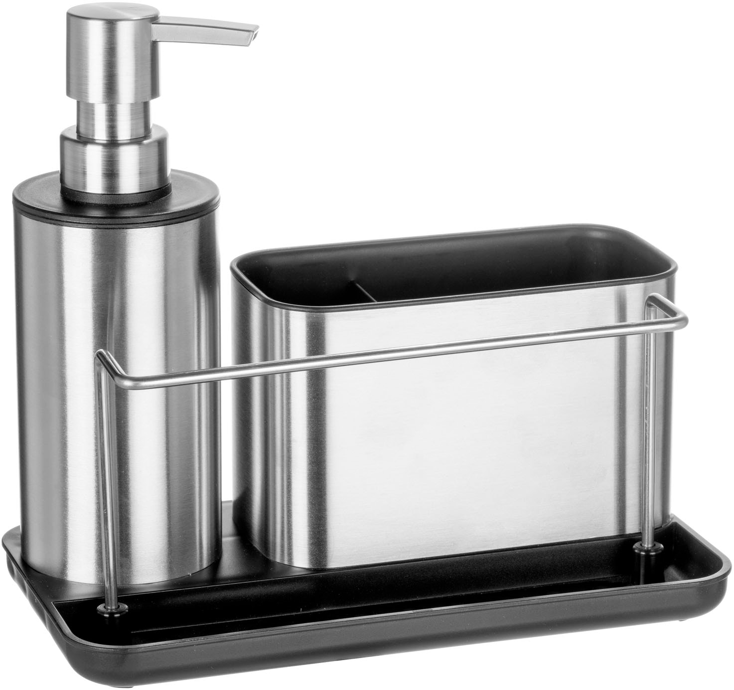 SCHÖNER WOHNEN-Kollektion Küchenorganizer-Set »SHIRLEY« Spülorganizer mit Spülspender aus Edelstahl