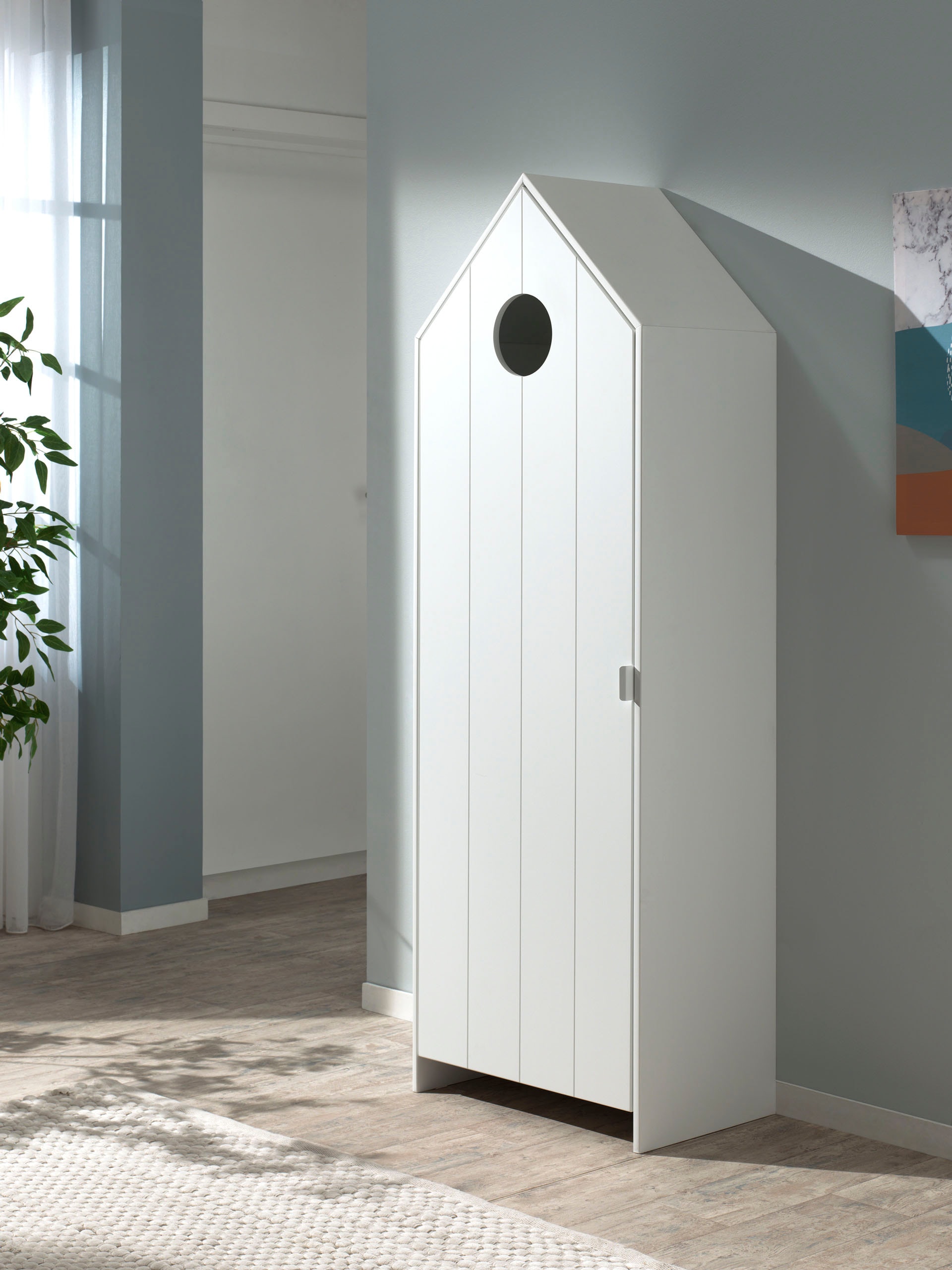 Vipack Drehtürenschrank »Casami, mit Soft-Close, viel Stauraum, TOP modern«, (B/H/T ca. 57,6x171,3x37cm, verschiedene Farben, Strandhaus-Optik), als Kleider-/Wäscheschrank nutzbar, universell einsetzbar