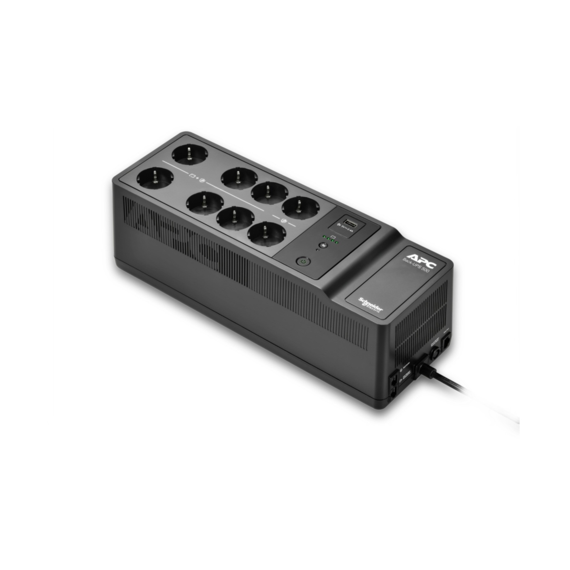 APC USV-Anlage »Back-UPS BE500G2-GR - USV 8x Steckdose, 500VA, 1 USB-Ladegerät, 1 USB-«