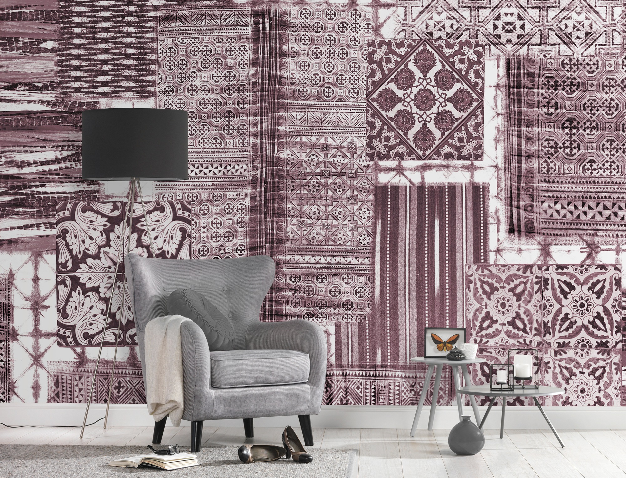 Architects Paper Fototapete »Atelier 47 Patchwork 3« mehrfarbig glatt Vlies günstig online kaufen