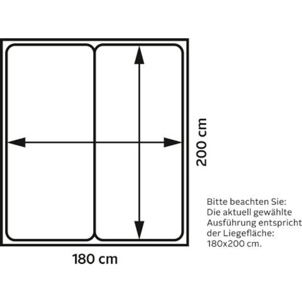 Jockenhöfer Gruppe Boxspringbett »Carla«, mit Bettkasten, Kaltschaum-Topper und Zierkissen