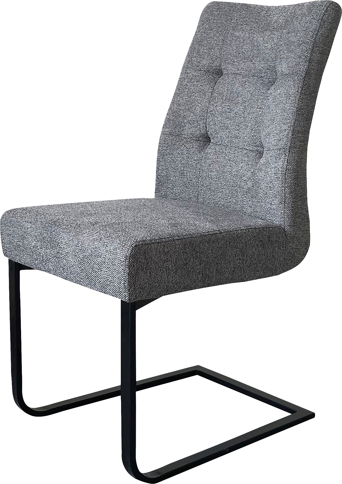 byLIVING Esszimmerstuhl »Marlen XXL«, (Set), 2 St., Webstoff, bis zu 150 kg belastbar, Vintage-Bezug, Freischwinger