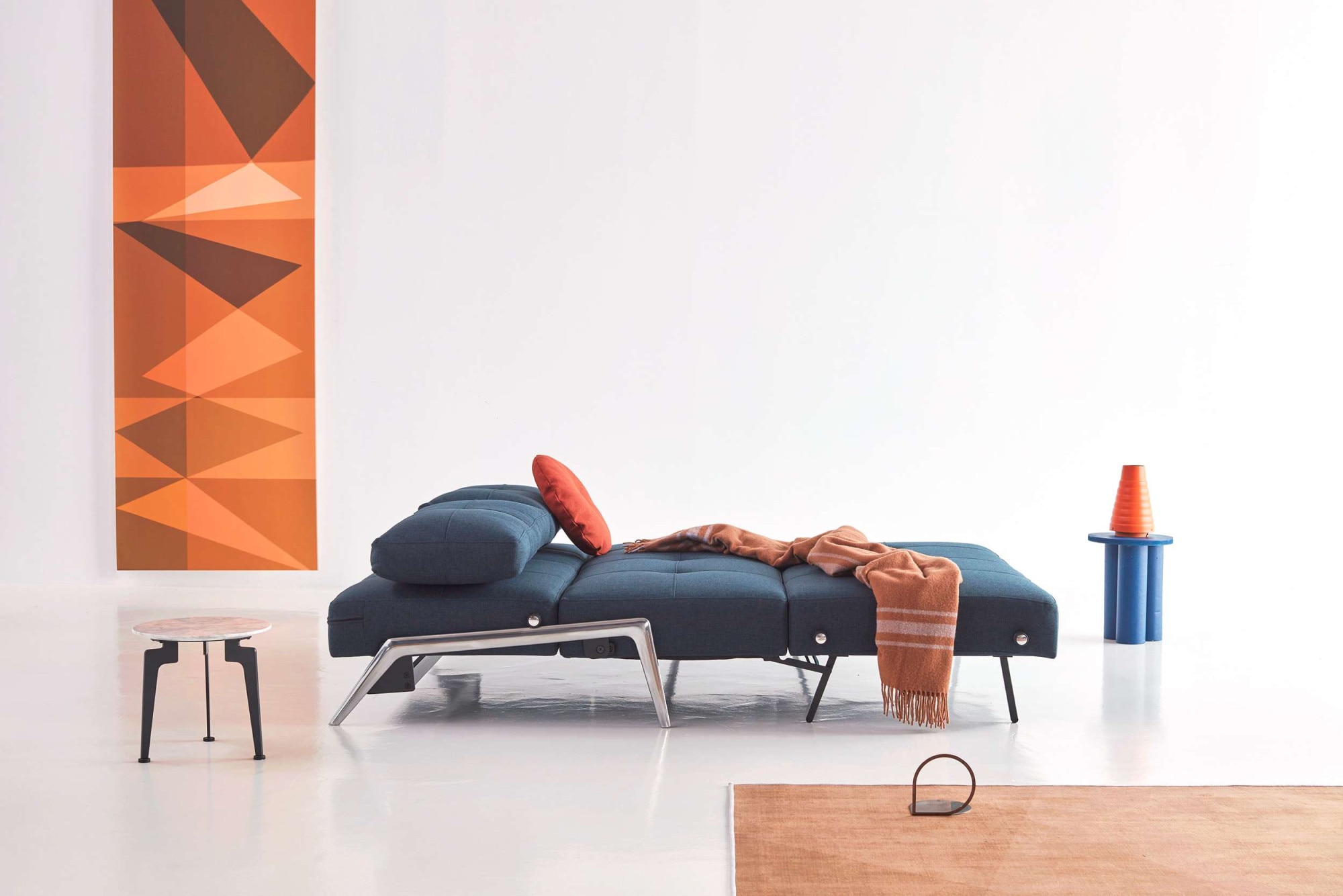 INNOVATION LIVING ™ Schlafsofa »Cubed Klappsofa, hochwertige Schlaffunktion, Design und extra Komfort«, Frontauszug, sehr platzsparend, abgewinkelt Sitzen, waagerecht liegen