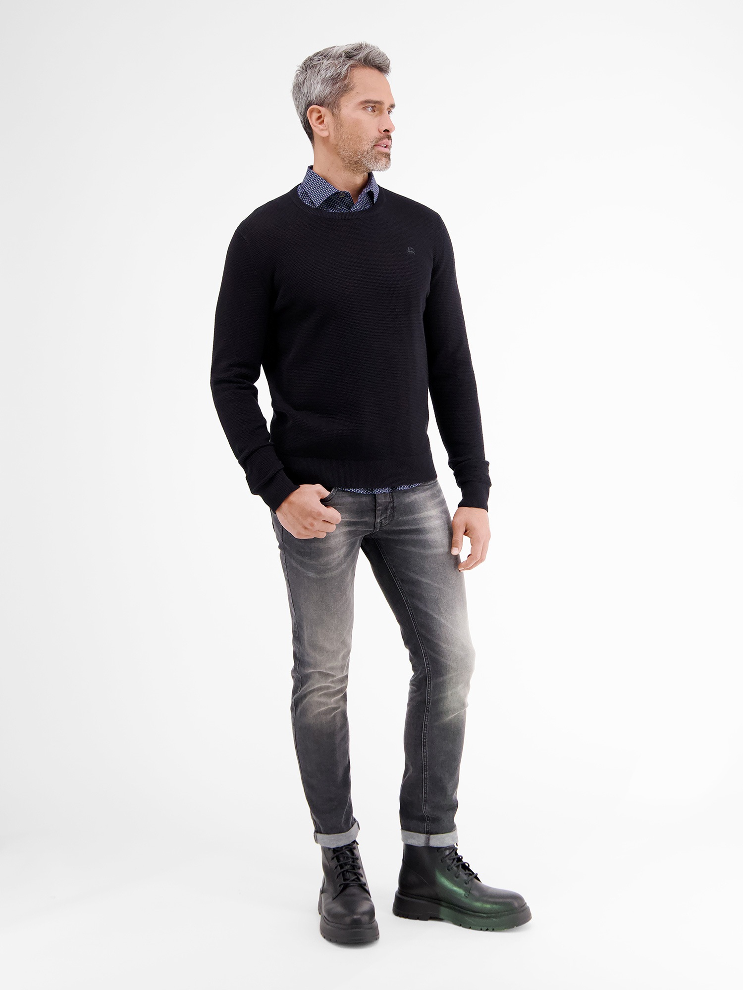 LERROS Strickpullover »LERROS Basic Strickpullover«